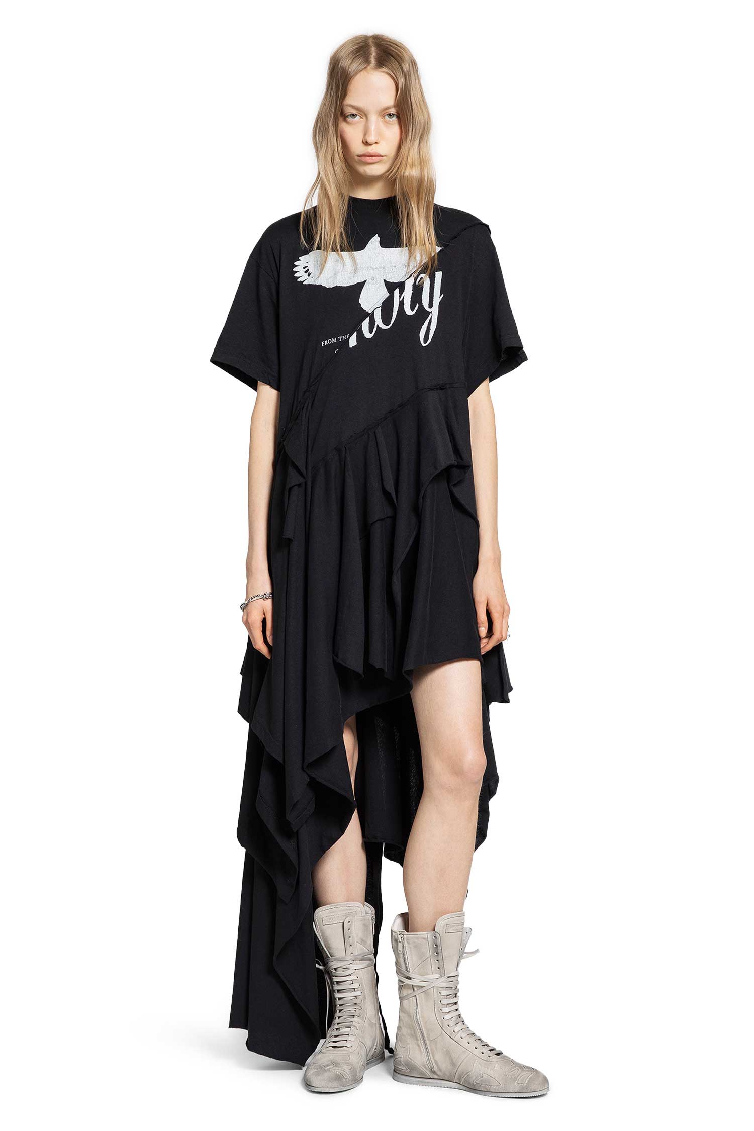 Guusta Long High Comfort Deconstructed Dress