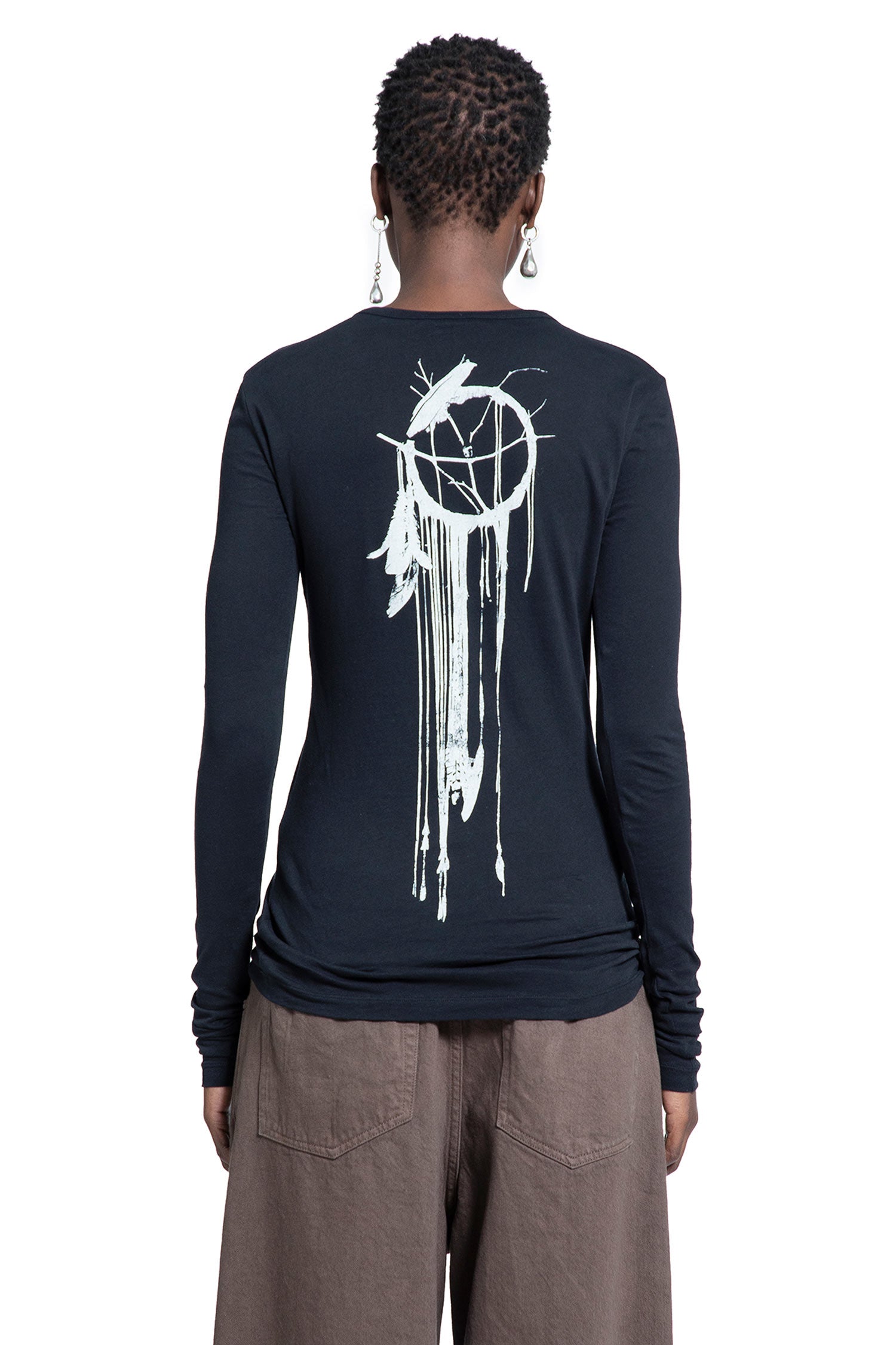 Fiene Printed Long Sleeve T-Shirt - Antonioli.eu