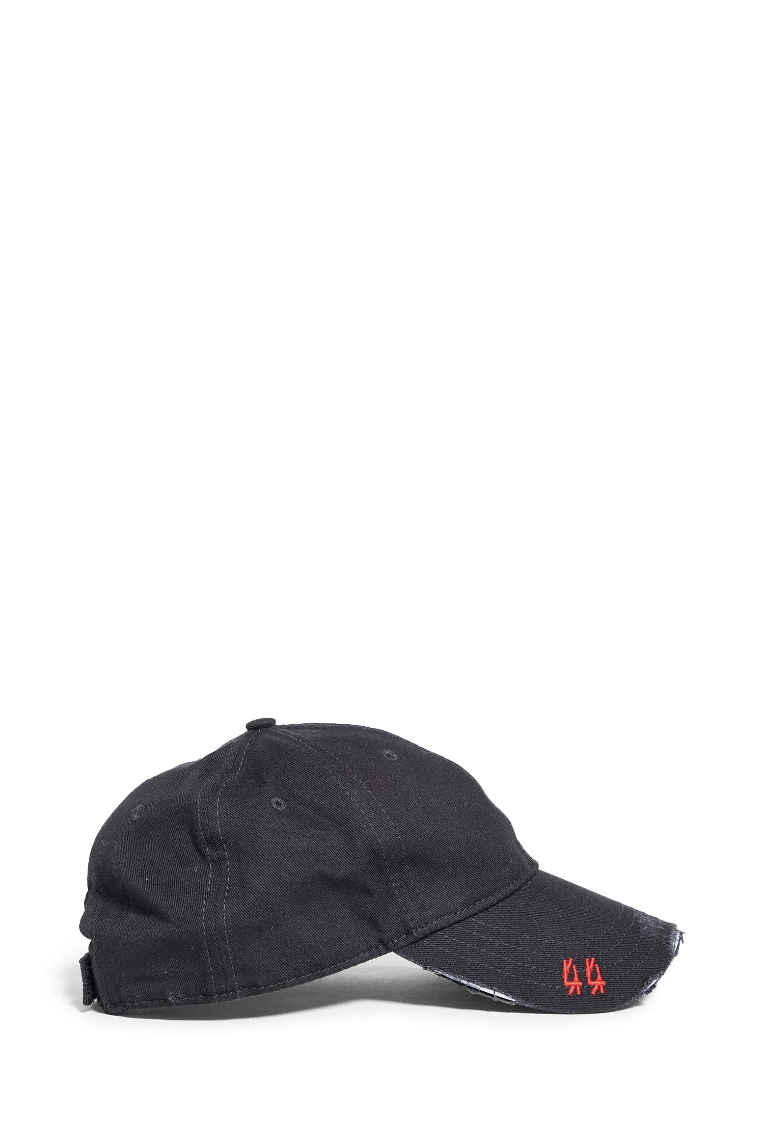 Distressed Cotton Gabardine 44 Cap - Antonioli.eu