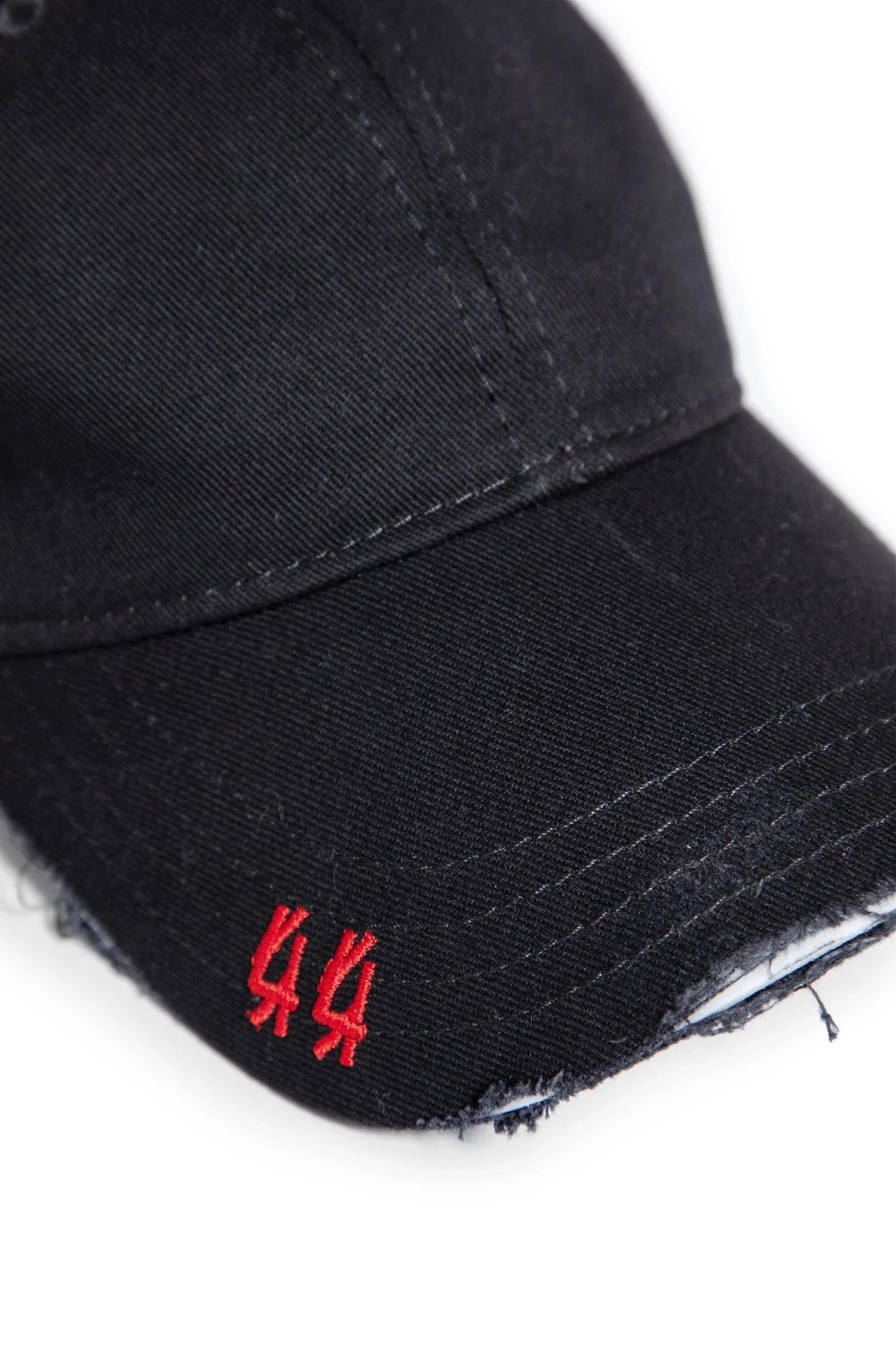 Distressed Cotton Gabardine 44 Cap - Antonioli.eu