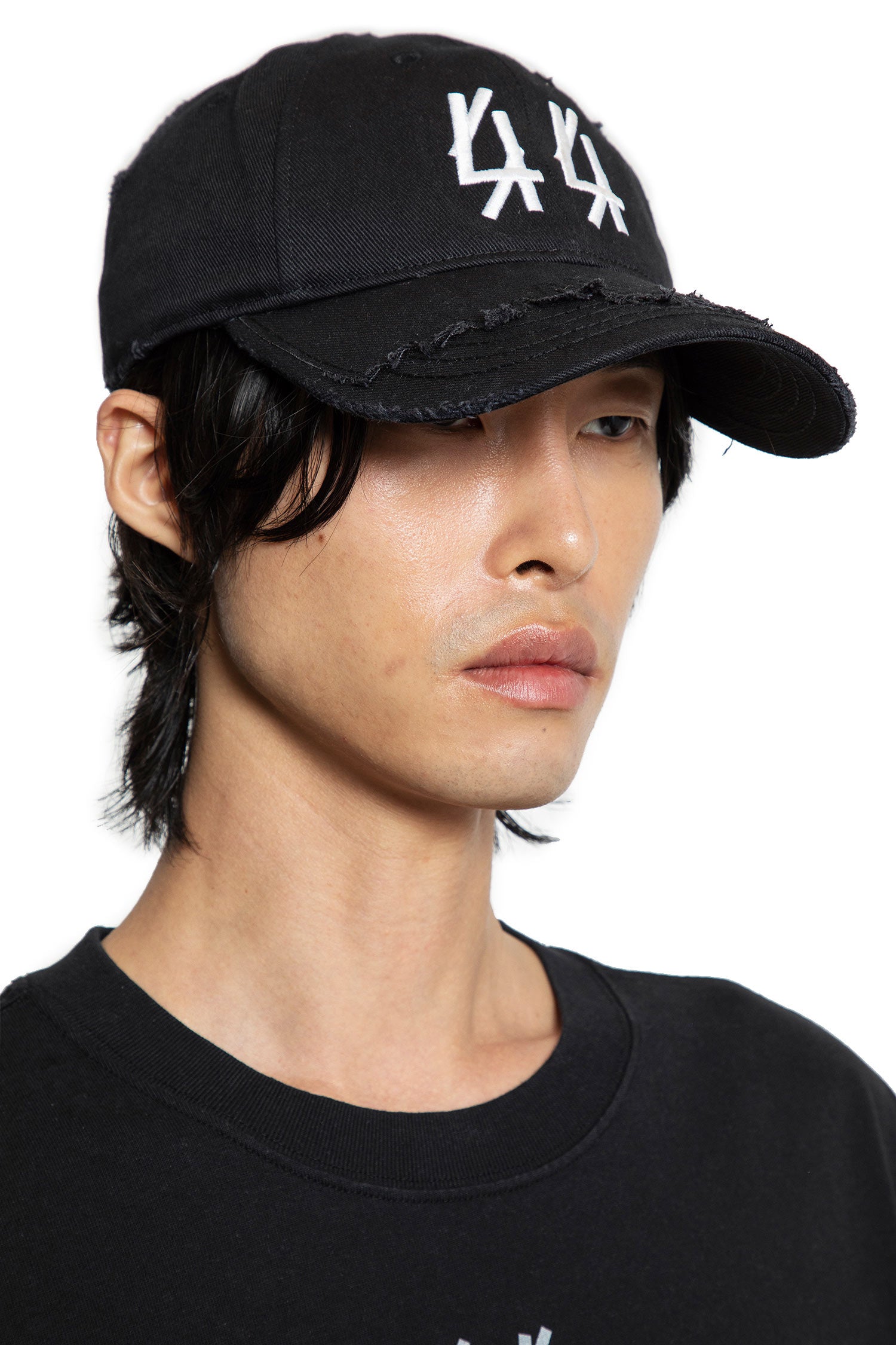 44 Distressed Cotton Gabardine Cap