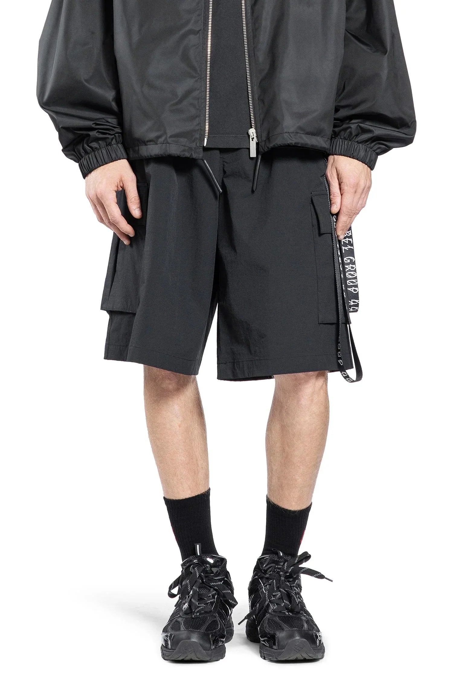 Cargo Drawstring Nylon Ripstop Shorts - Antonioli.eu