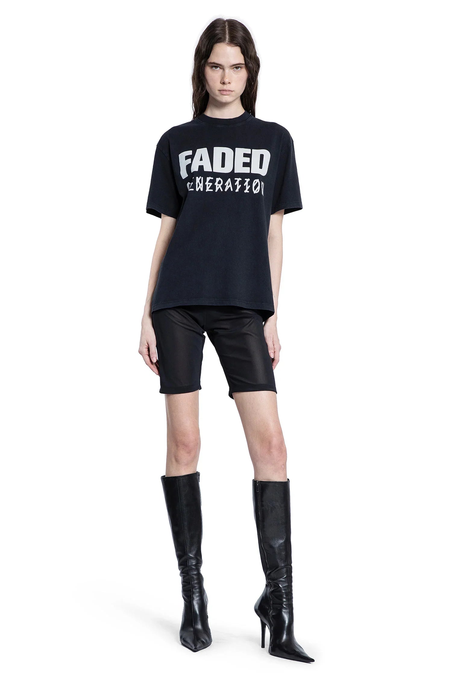 44 LABEL GROUP WOMAN BLACK T-SHIRTS & TANK TOPS - Antonioli.eu