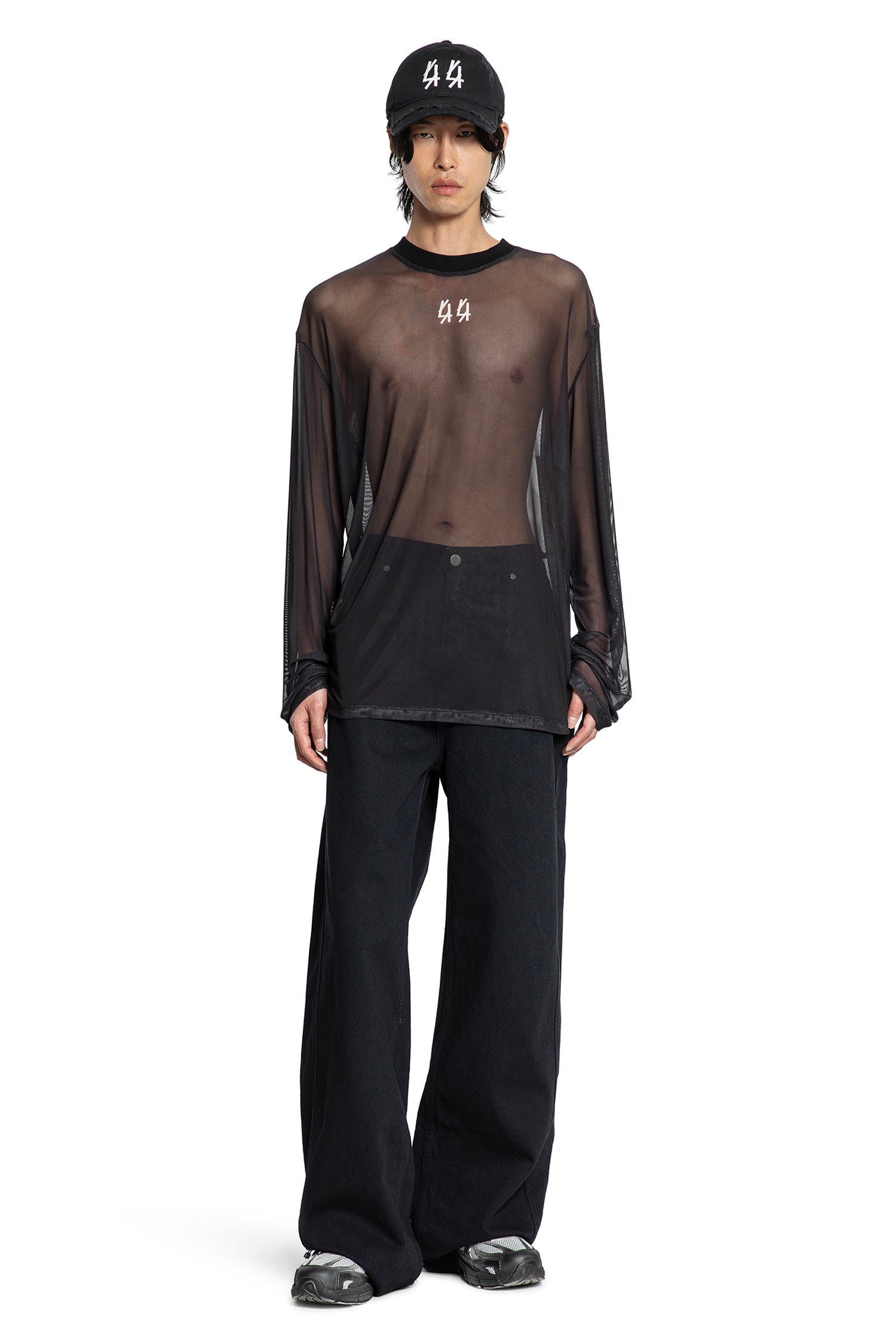 44 Long Sleeve Mesh T-Shirt - Antonioli.eu
