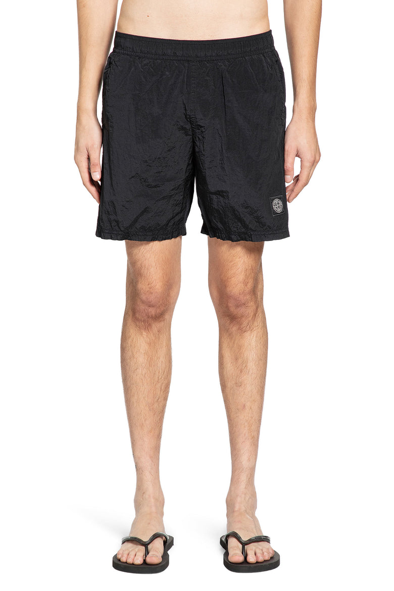 STONE ISLAND MAN BLACK SWIMWEAR
