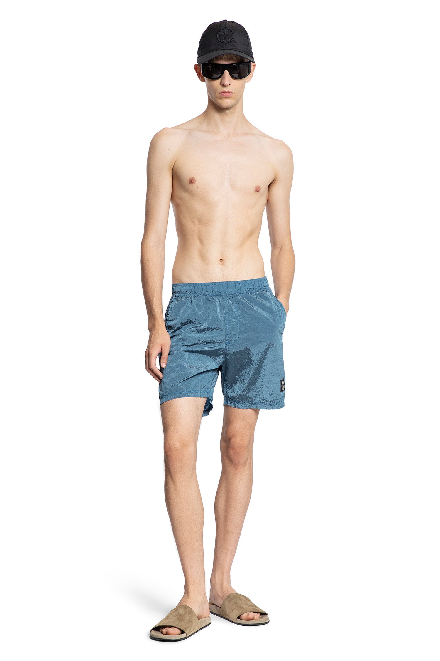 B100004 Nylon Metal Swim Shorts - Antonioli.eu