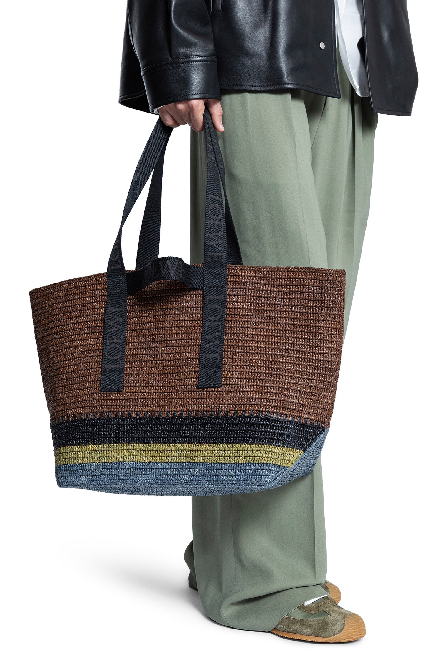 Fold Shopper in Raffia - Antonioli.eu