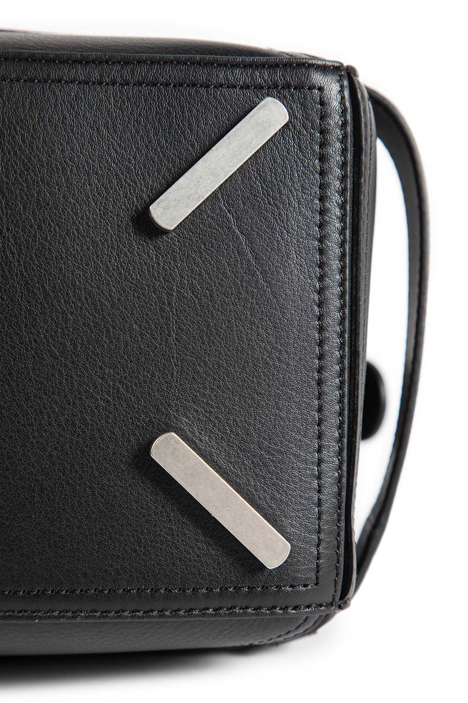 Large Puzzle Biker Bag in Shiny Calfskin