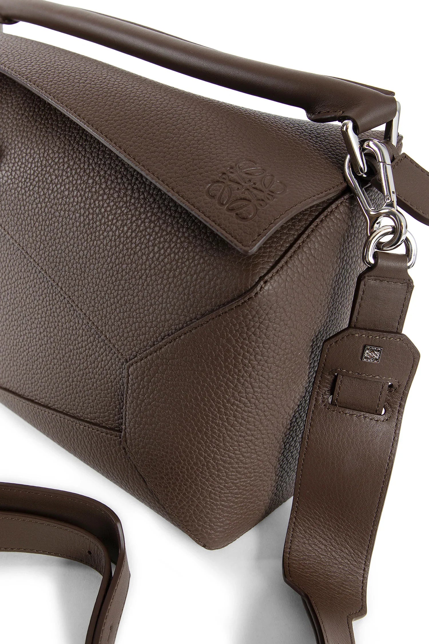 Large Puzzle bag in grained calfskin - Antonioli.eu