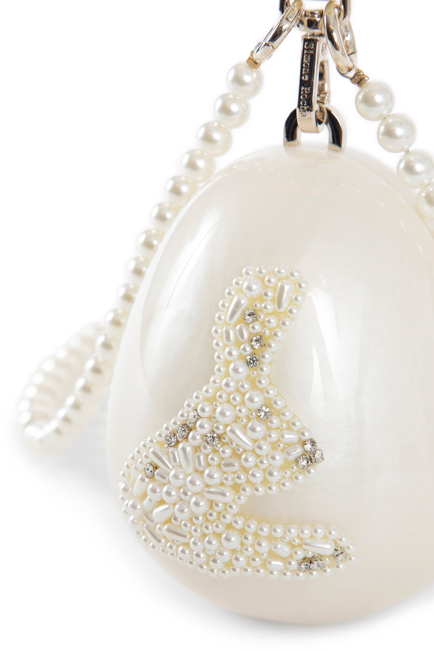 Micro Egg Bag with Hare Embroidery