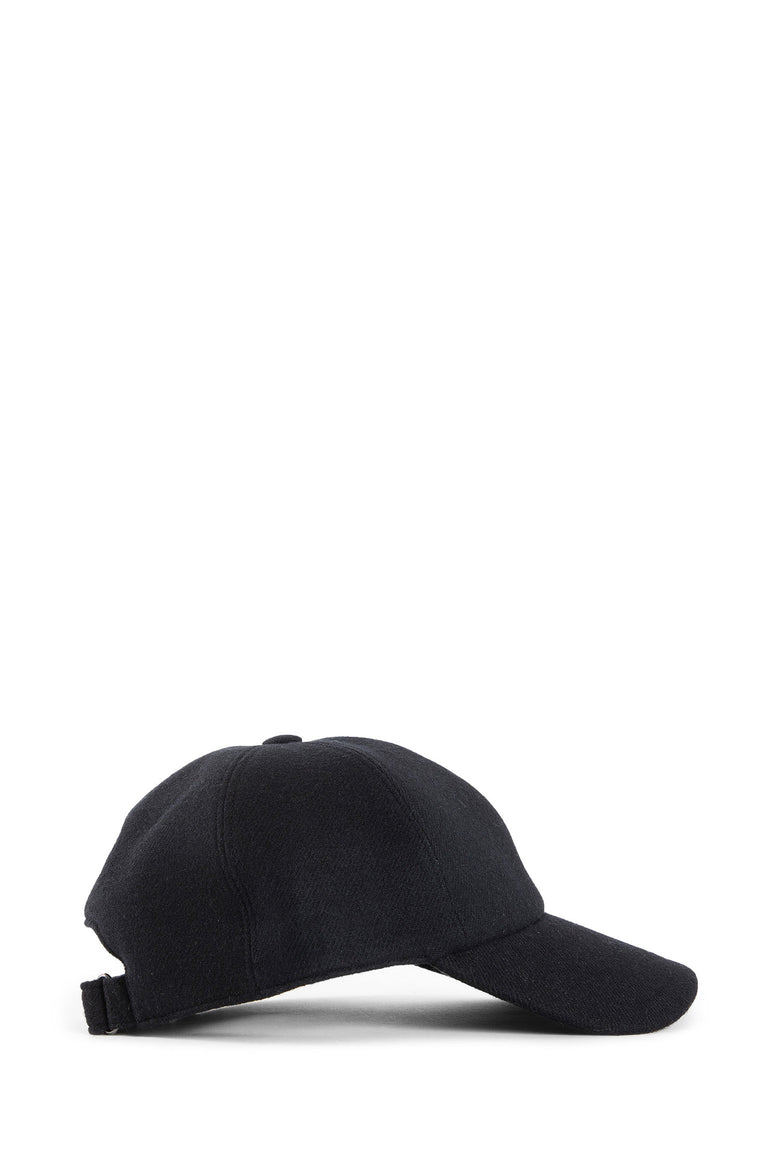 Diagonal Wool Cashmere Canvas Cap - Antonioli.eu