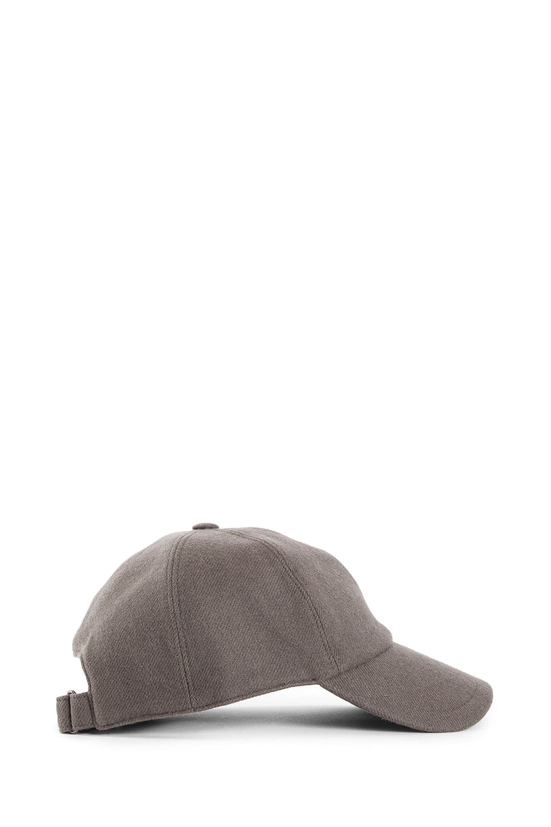 Diagonal Wool Cashmere Canvas Cap - Antonioli.eu