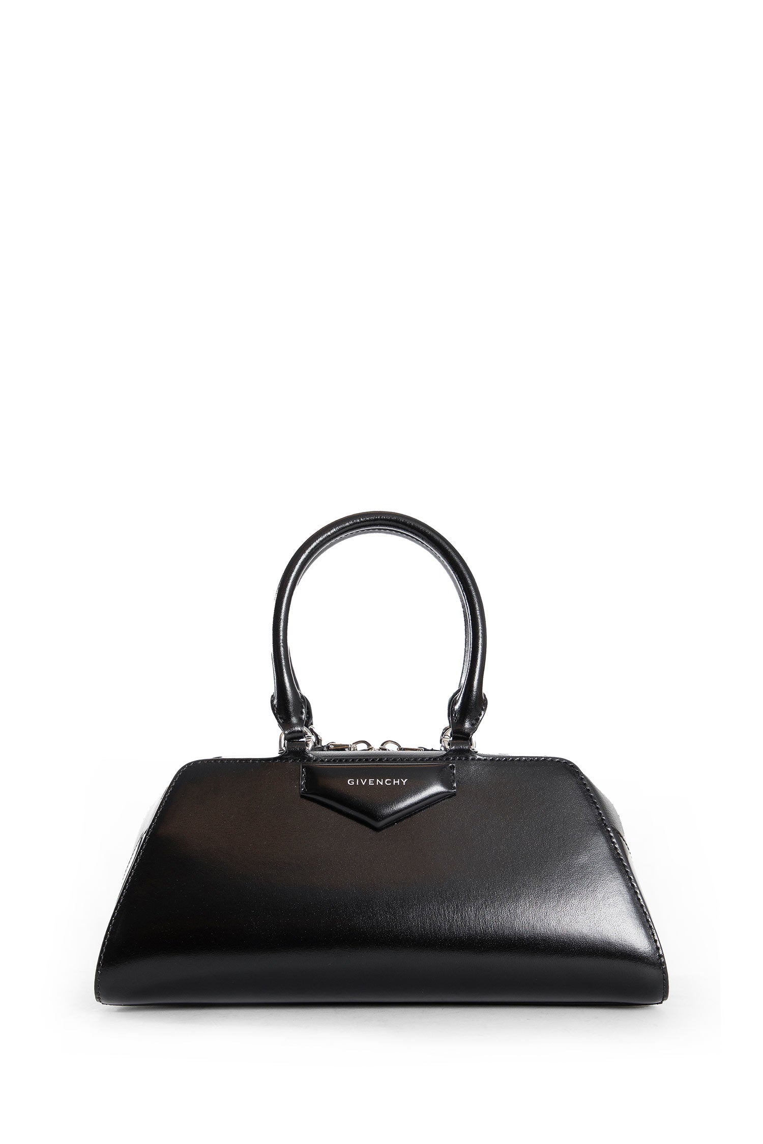 Small Antigona East-West Bag in Box Leather