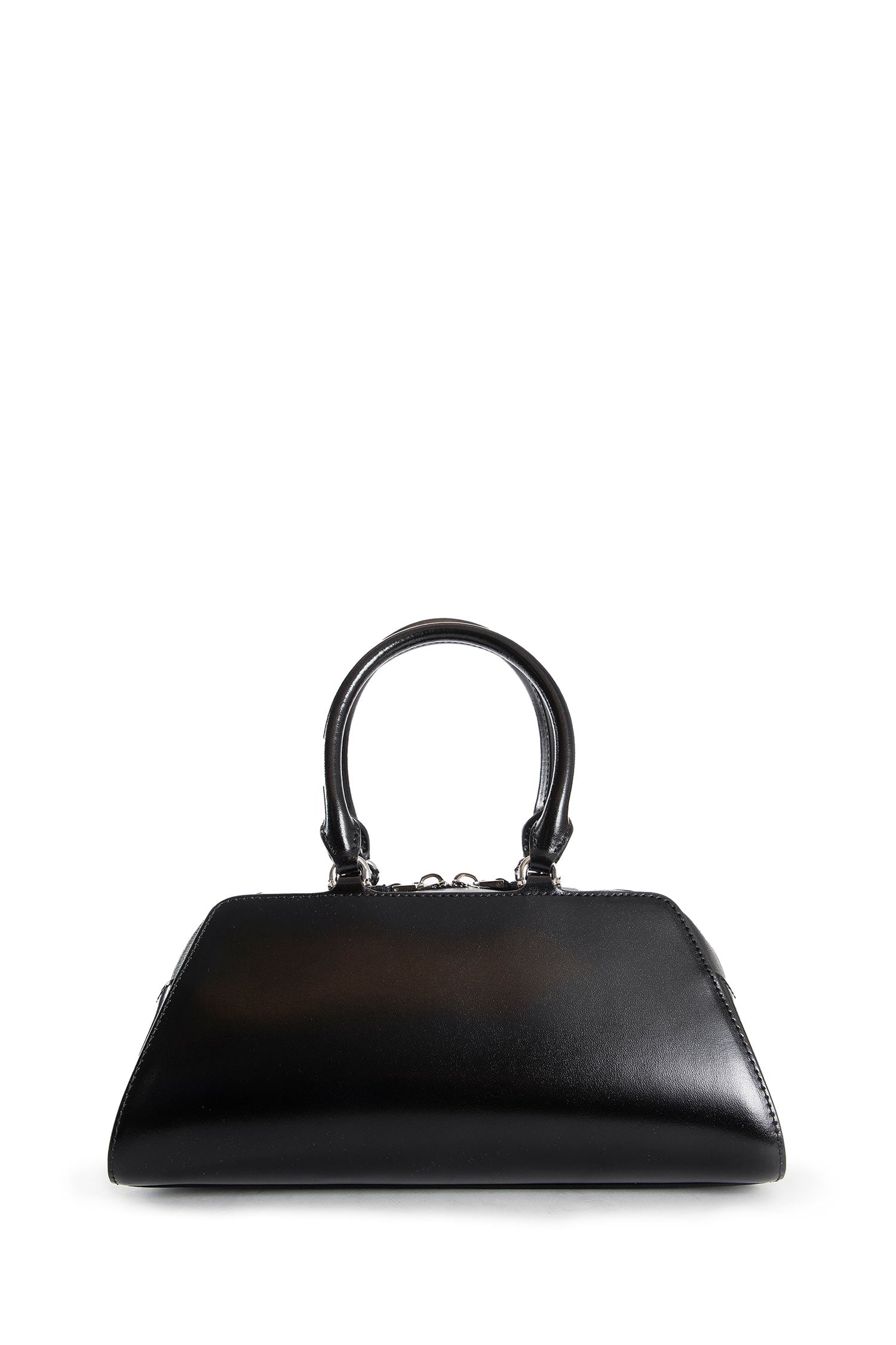 Small Antigona East-West Bag in Box Leather