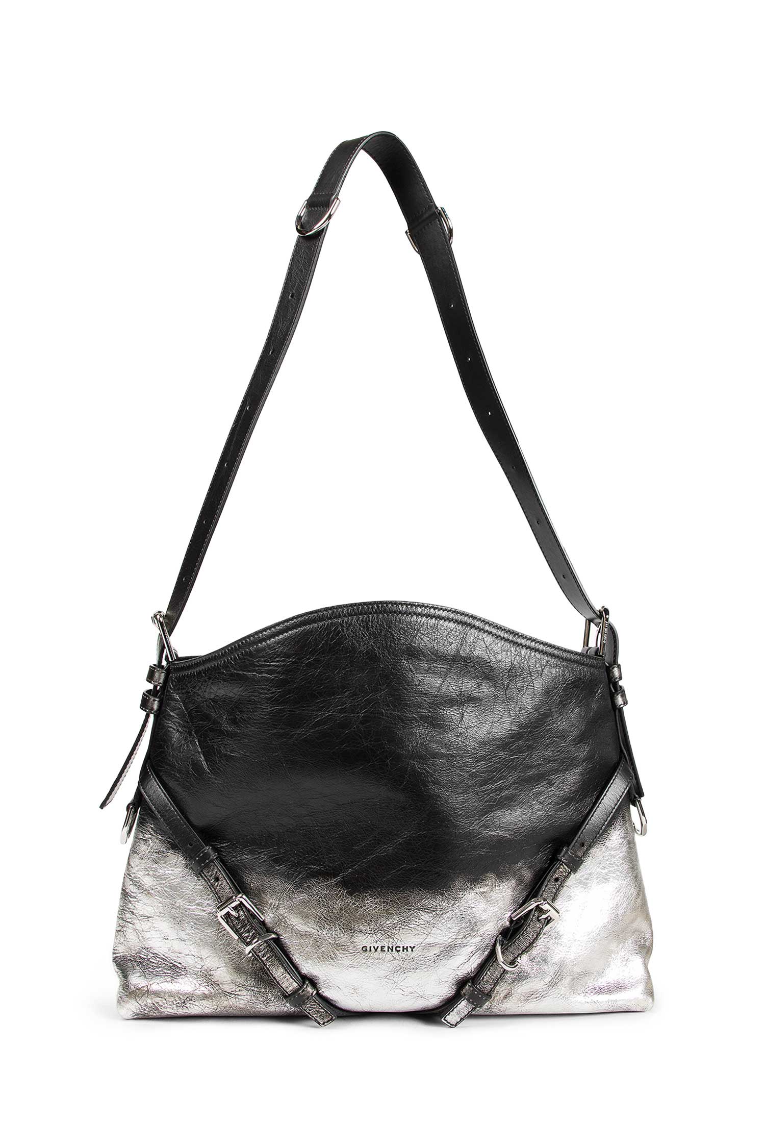 GIVENCHY WOMAN SILVER SHOULDER BAGS