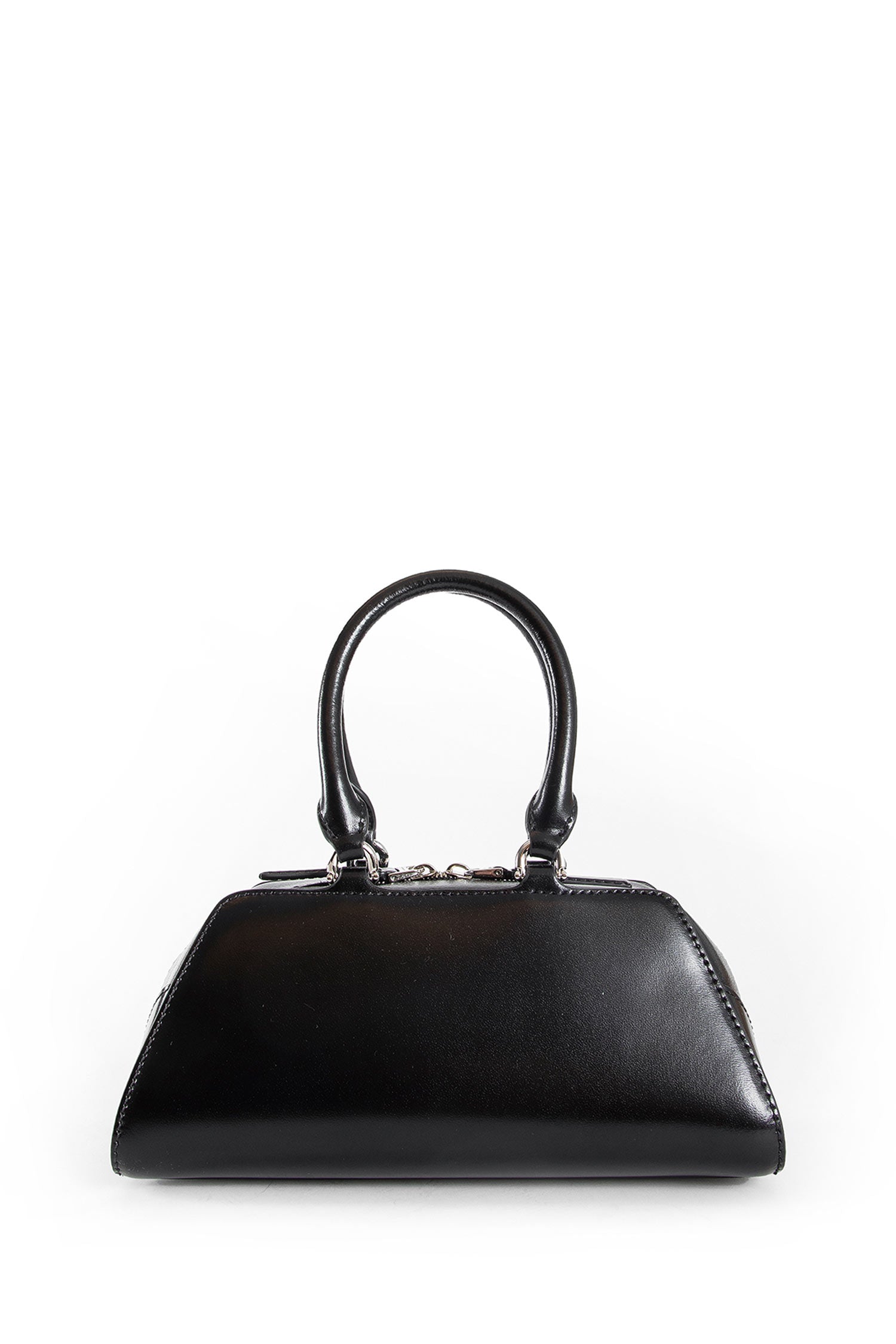 Mini Antigona East-West bag in leather
