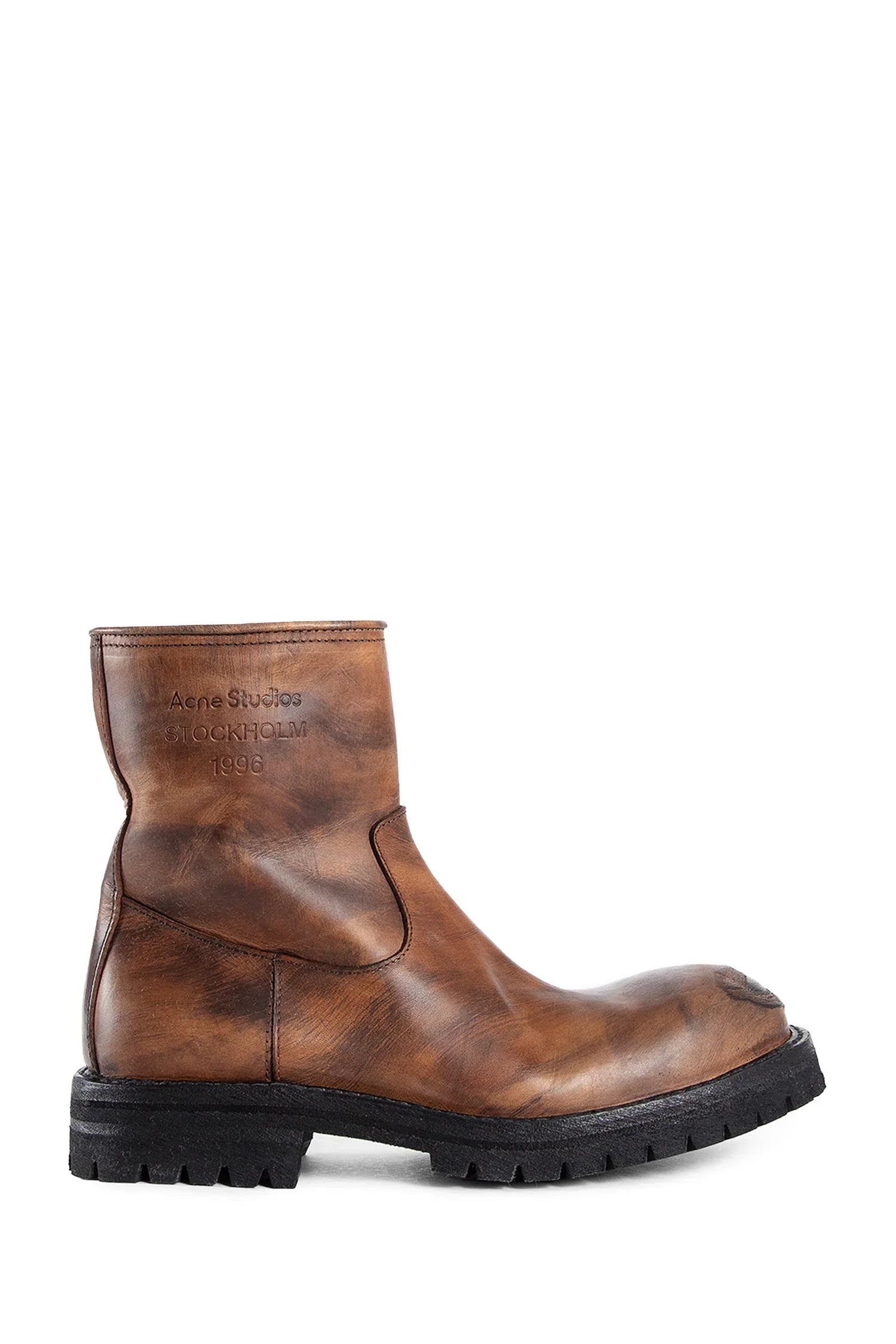 ACNE STUDIOS MAN BROWN BOOTS - Antonioli.eu