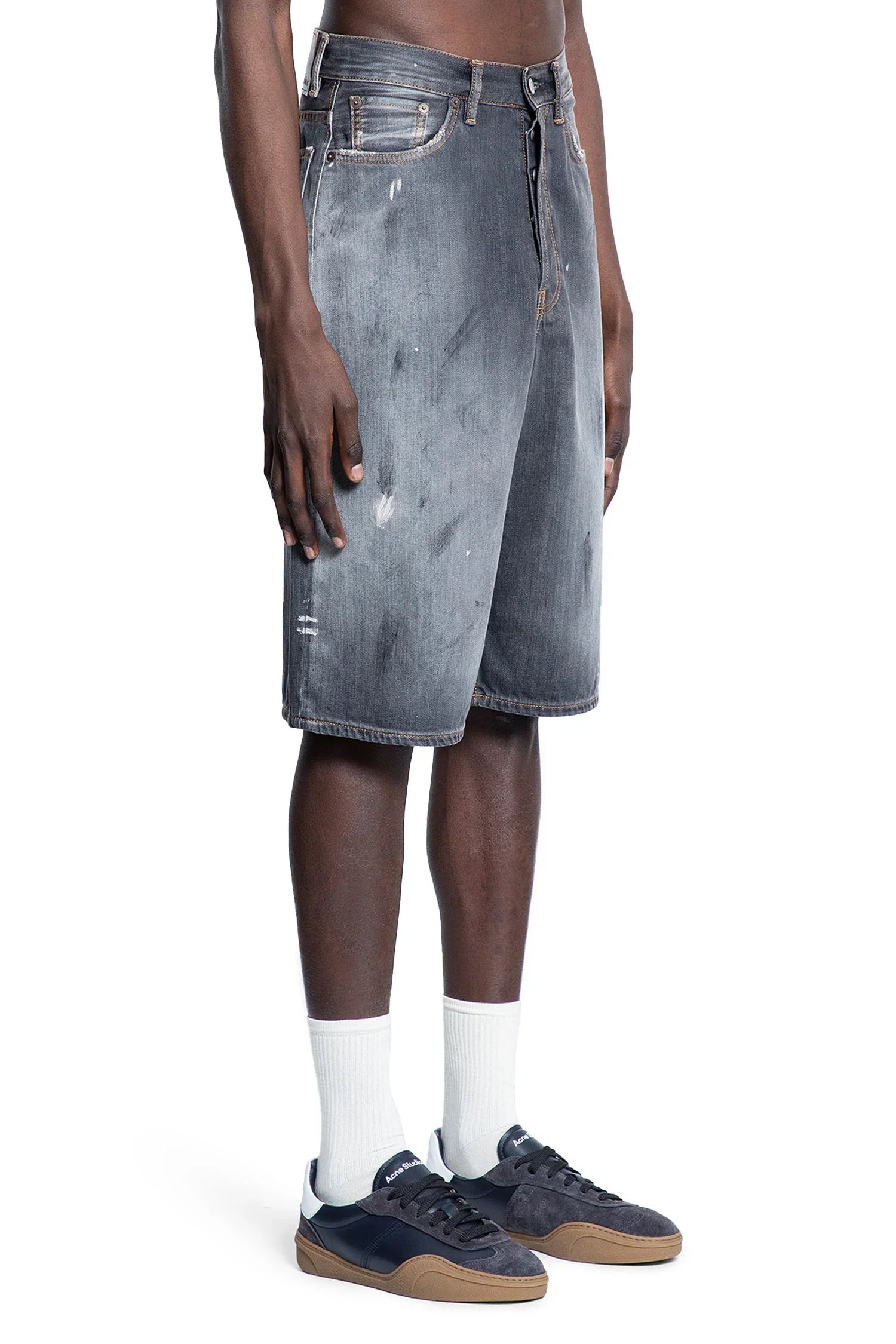 Loose fit Denim Shorts - Antonioli.eu