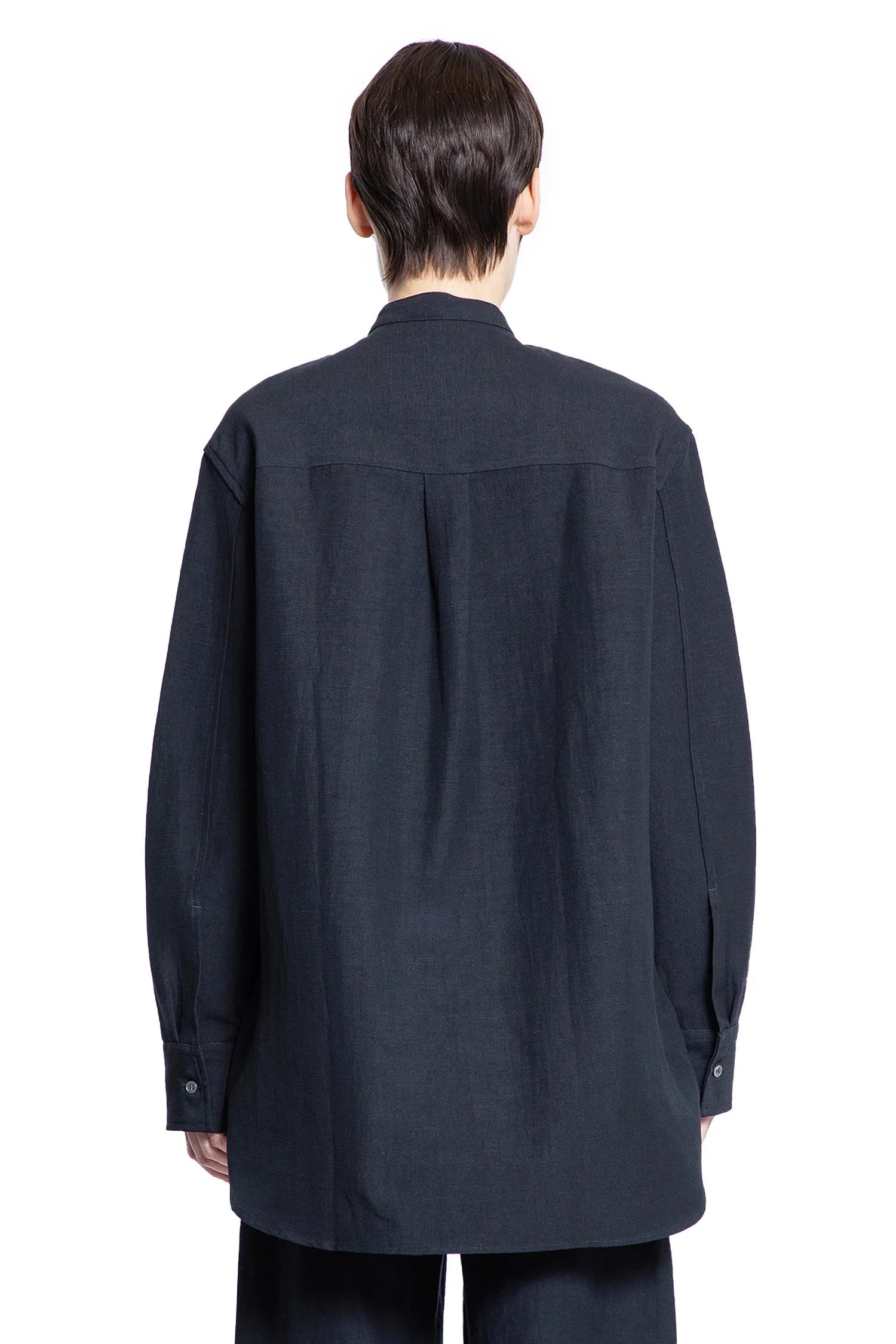 Curved Hem Shirt - Antonioli.eu