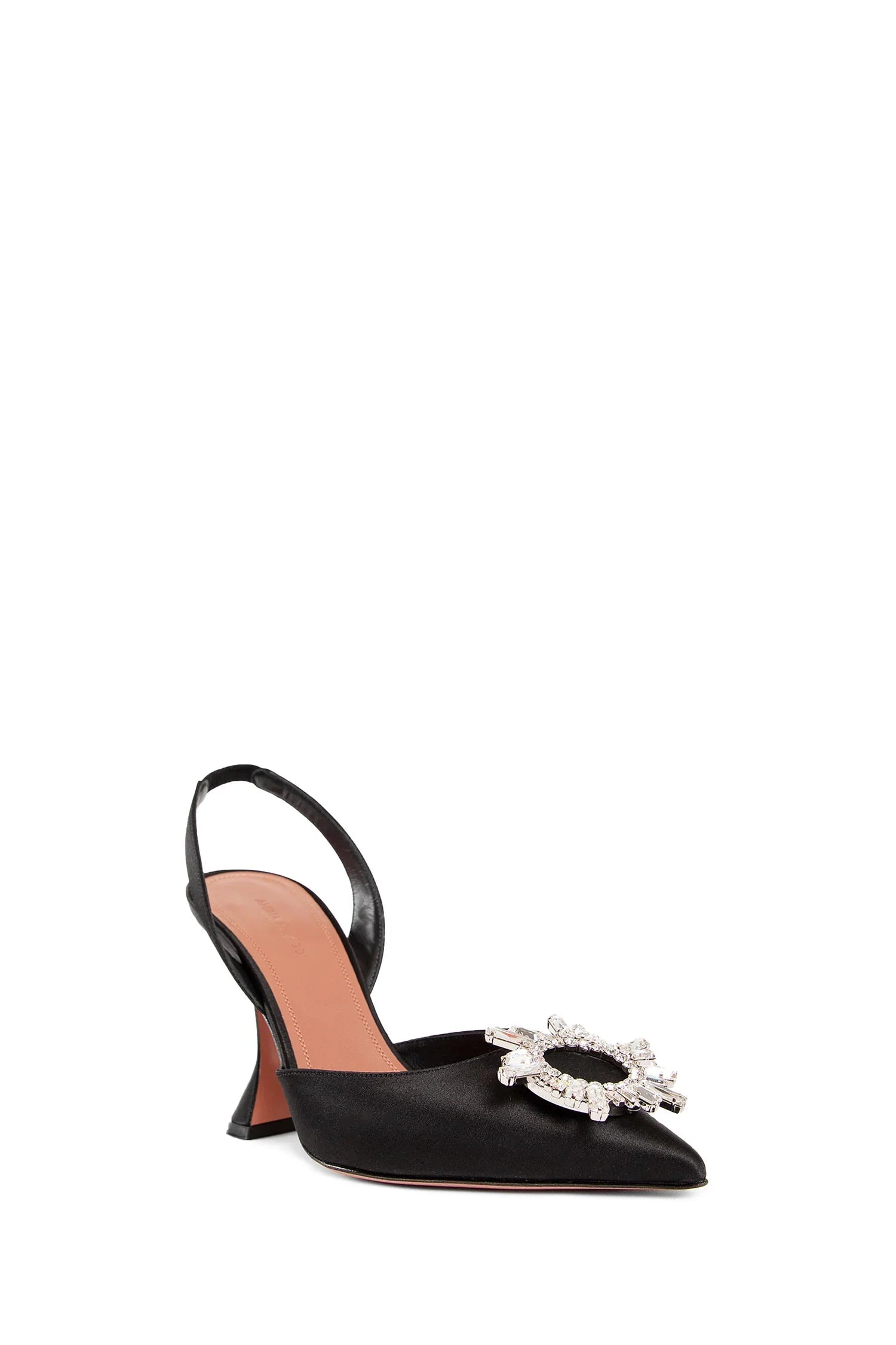 Begum Slingback Satin 95 Pumps - Antonioli.eu