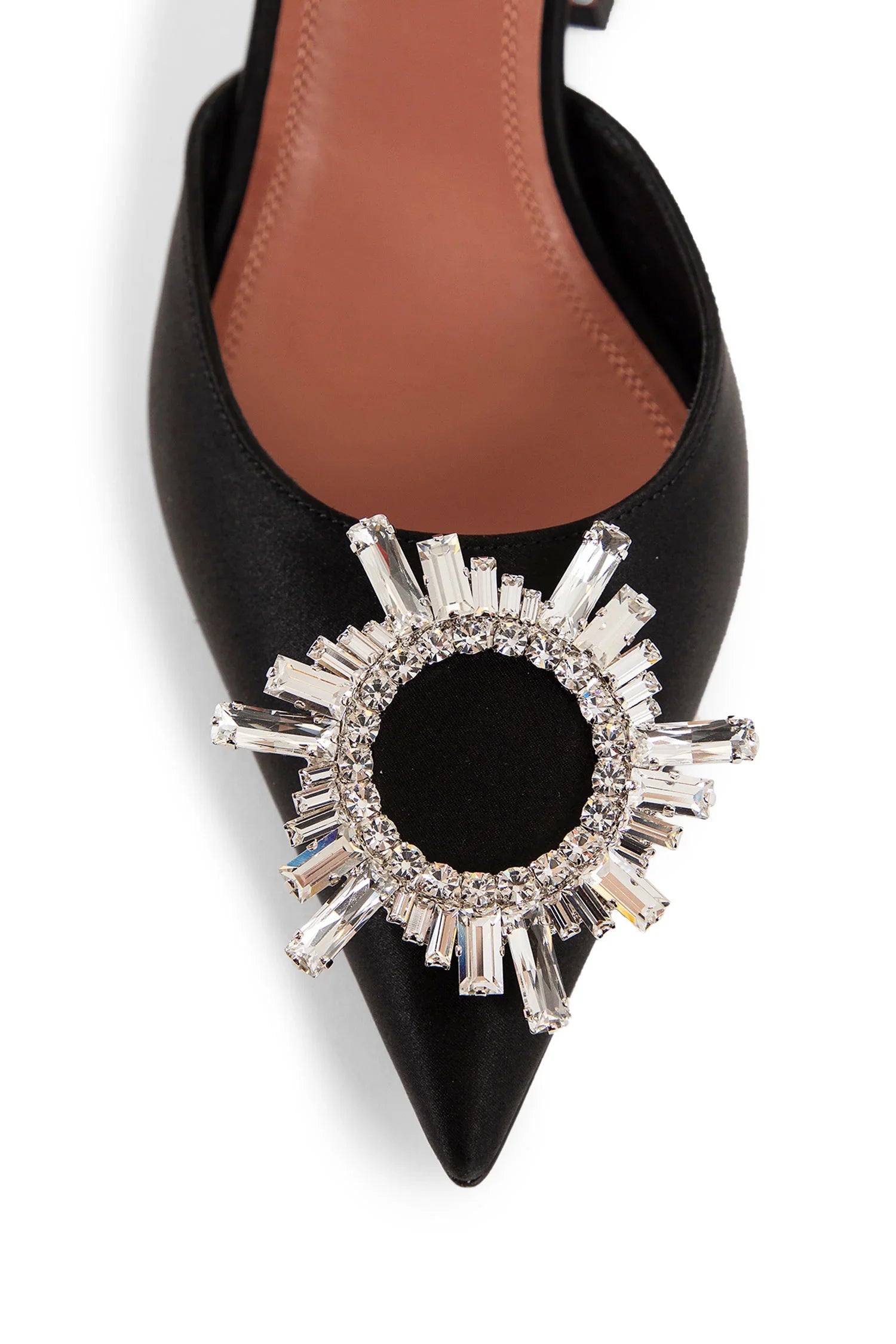 Begum Slingback Satin 95 Pumps - Antonioli.eu