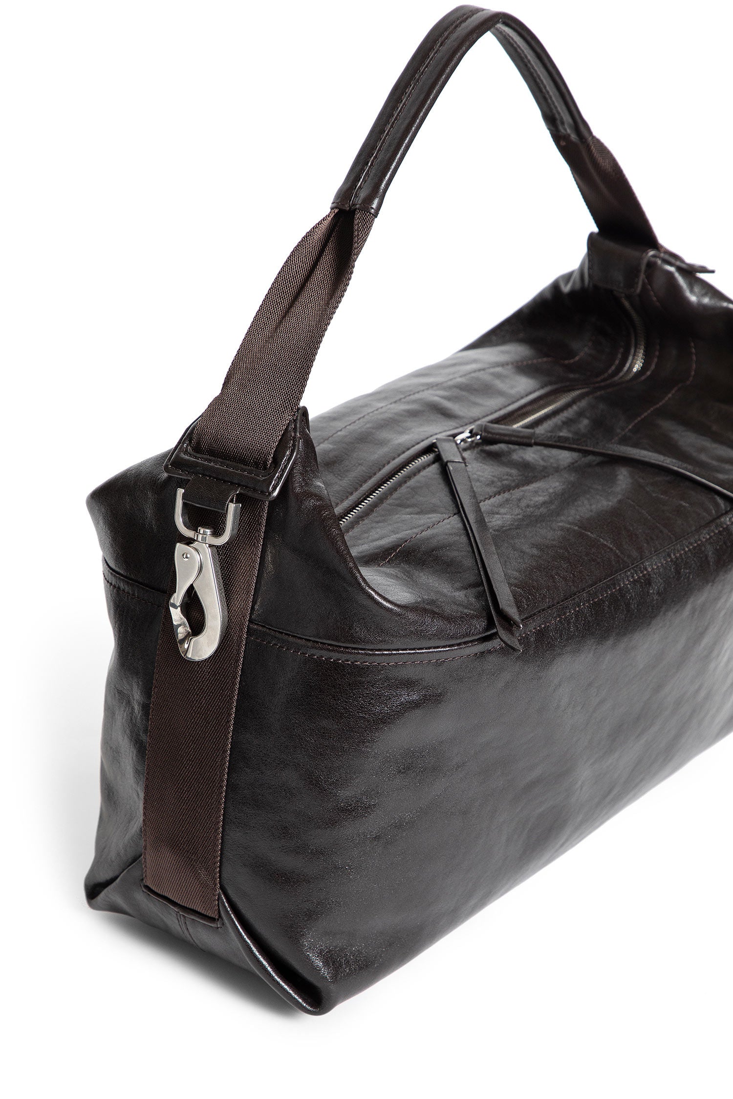 LEMAIRE WOMAN BROWN SHOULDER BAGS