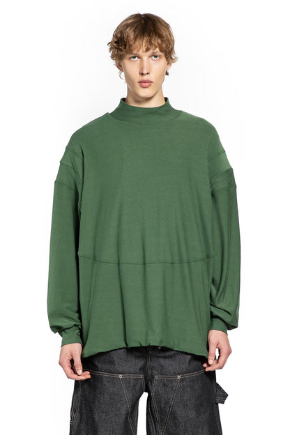 Padded Shoulder Long Sleeve Top