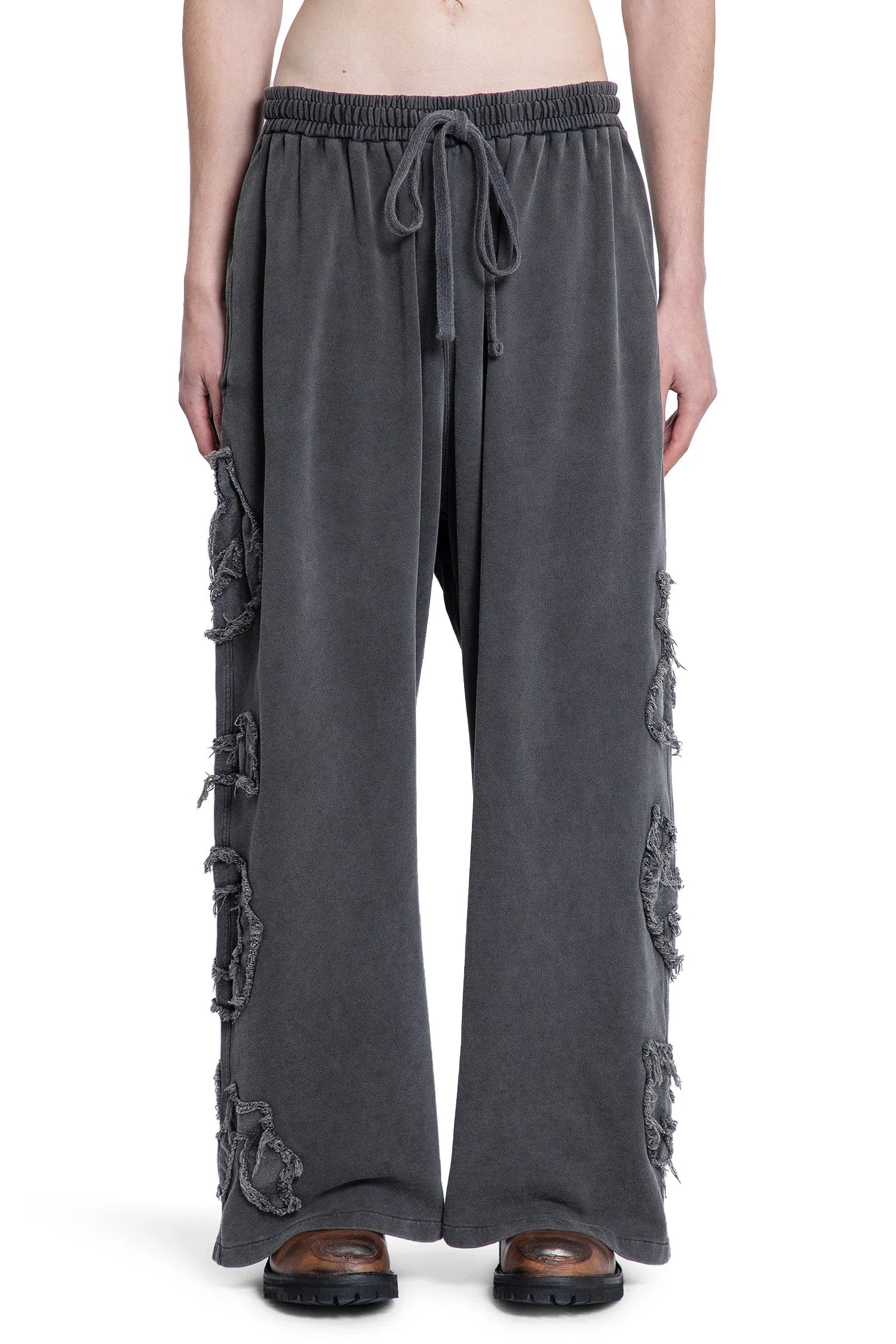Garment Dyed Goth Logo Sweatpants - Antonioli.eu