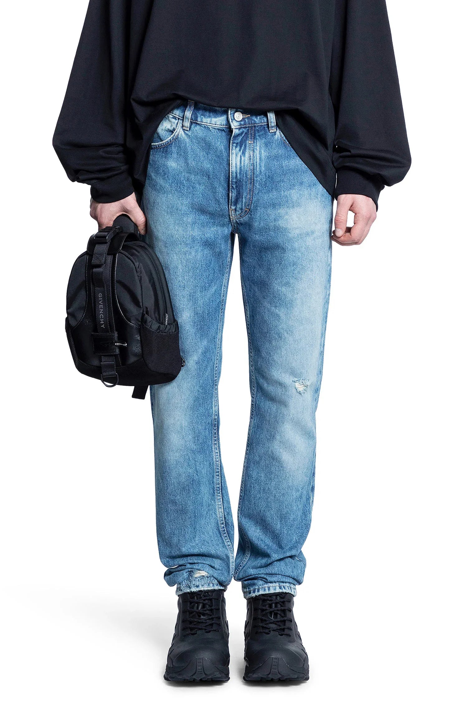 Distressed 5 Pocket Slim fit Jeans - Antonioli.eu