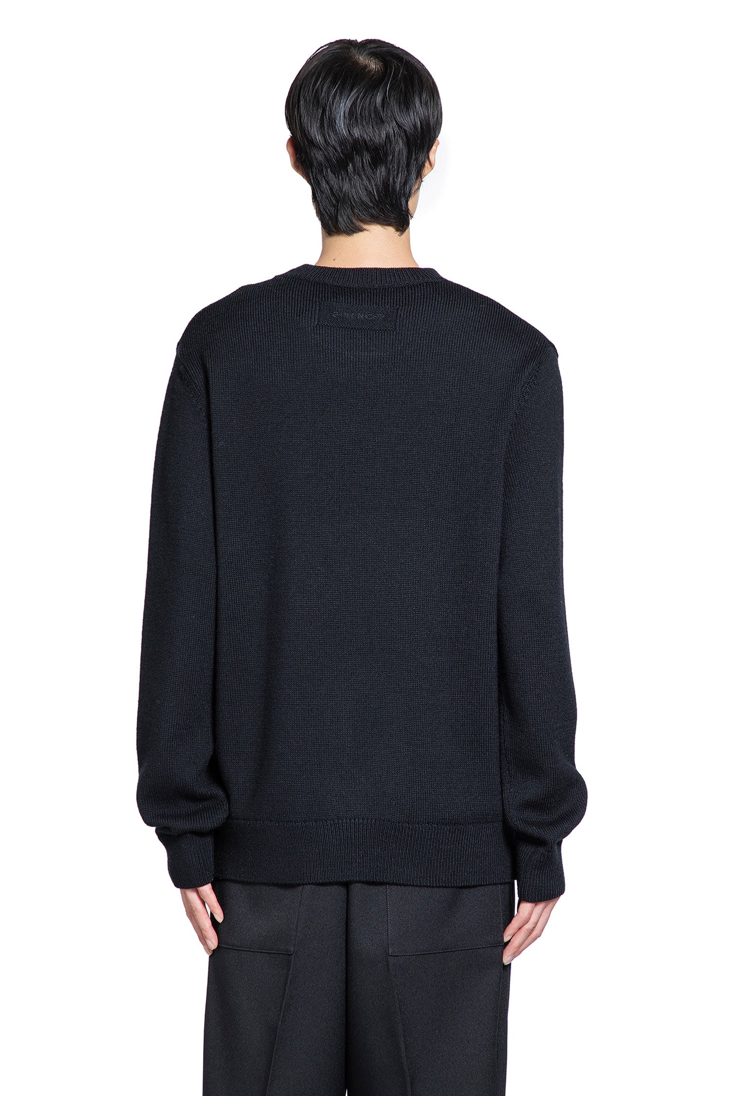 Crystal Flower Wool Sweater