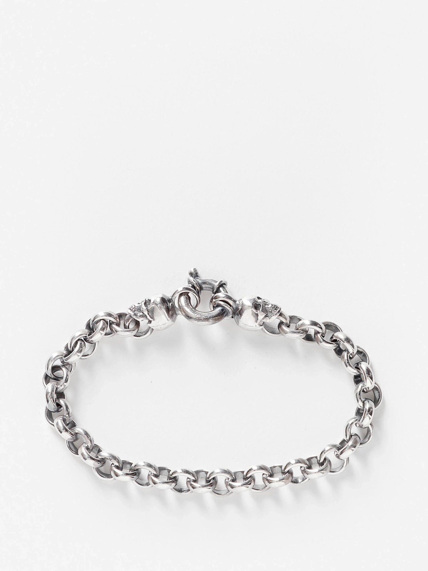 Jail Chain And Skulls Bracelet - Antonioli.eu