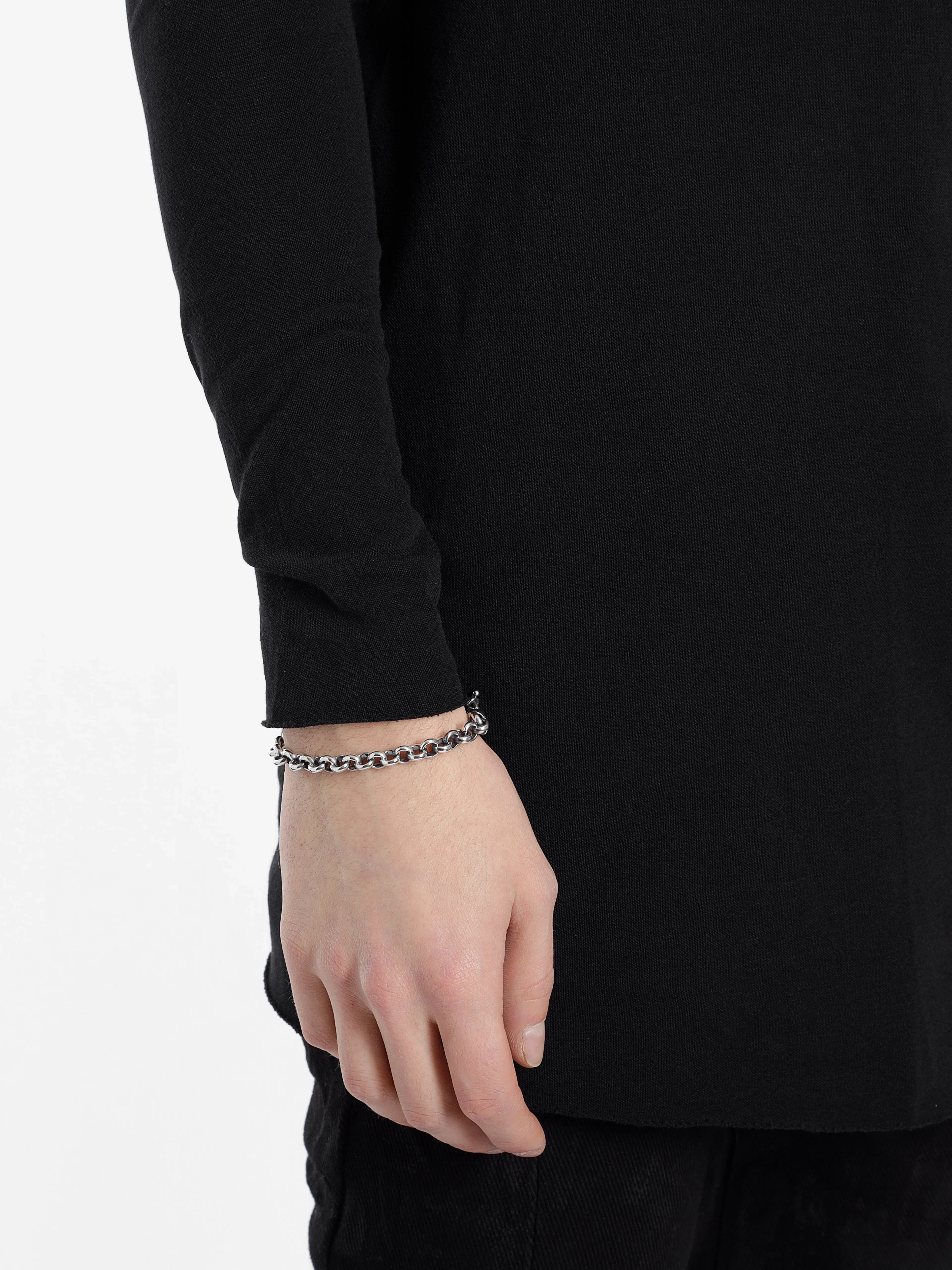 Jail Chain And Skulls Bracelet - Antonioli.eu