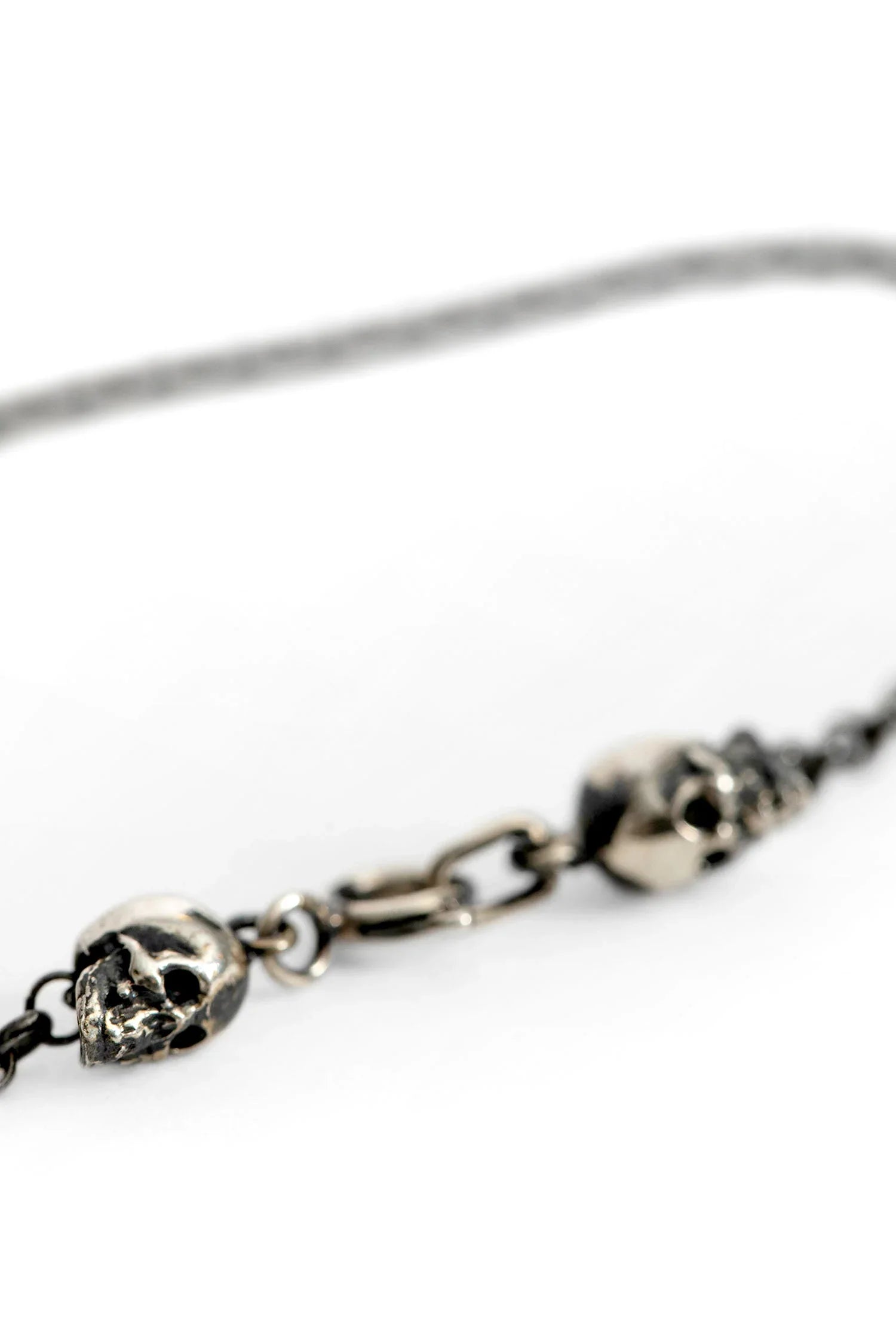 Tiny Jail And Skulls Bracelet - Antonioli.eu