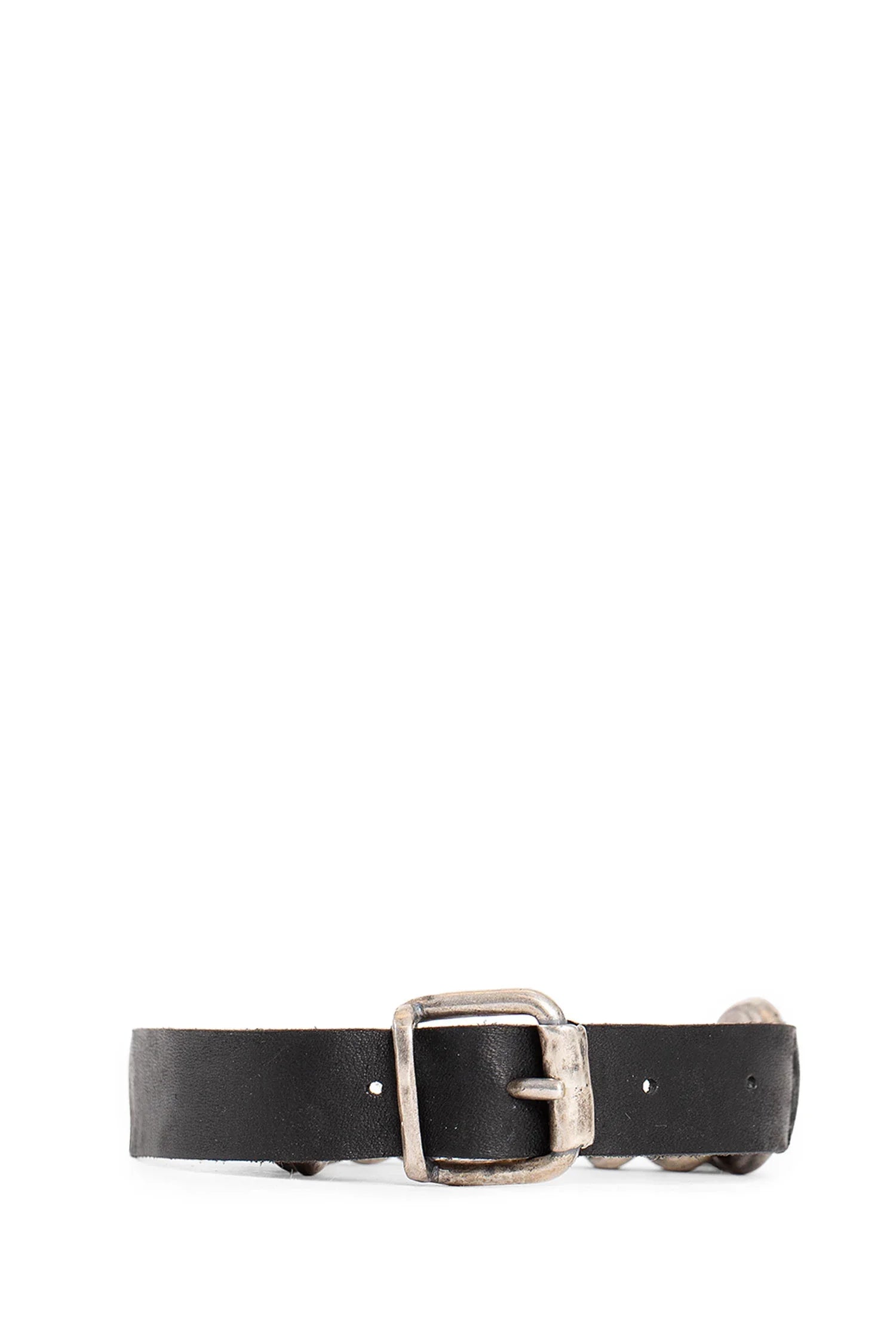Leather bracelet with silver chain - Antonioli.eu