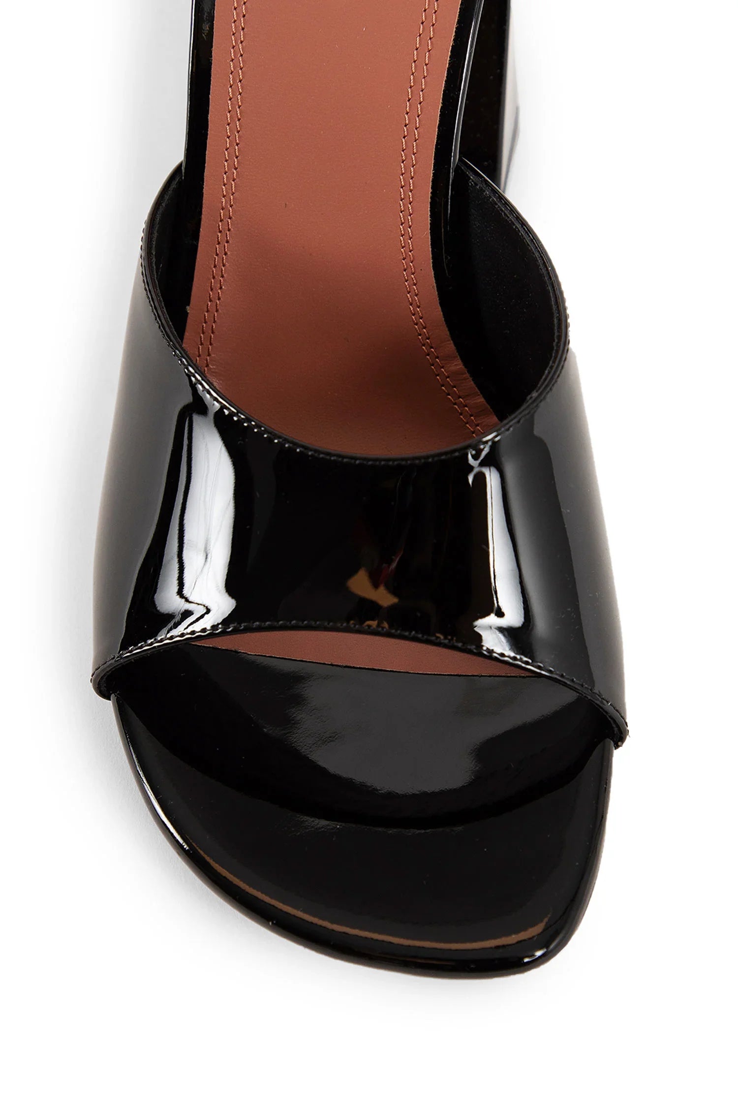 Brigitte Patent Leather 95 Mules - Antonioli.eu