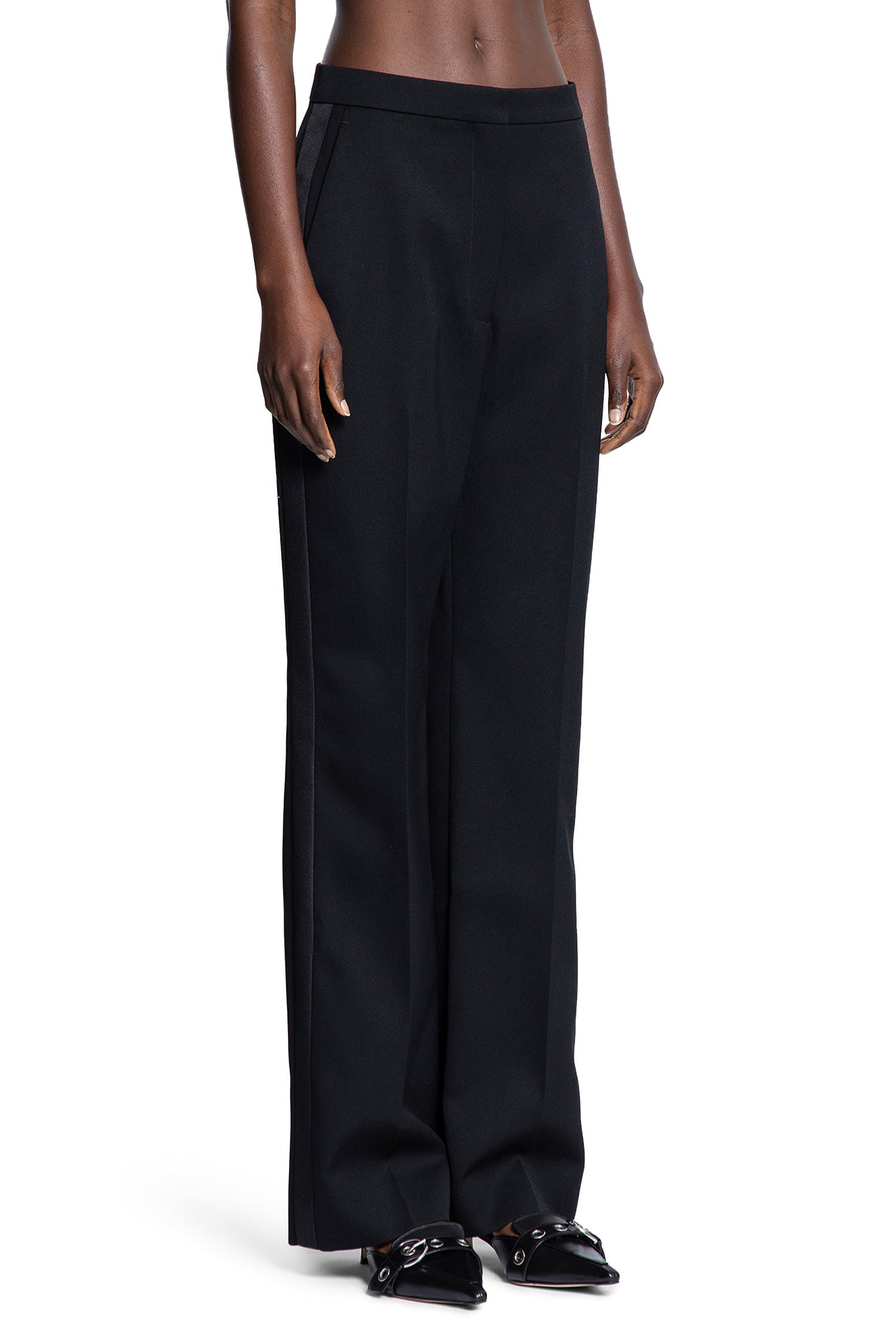Tailored Cigarette Pants in Wool - Antonioli.eu