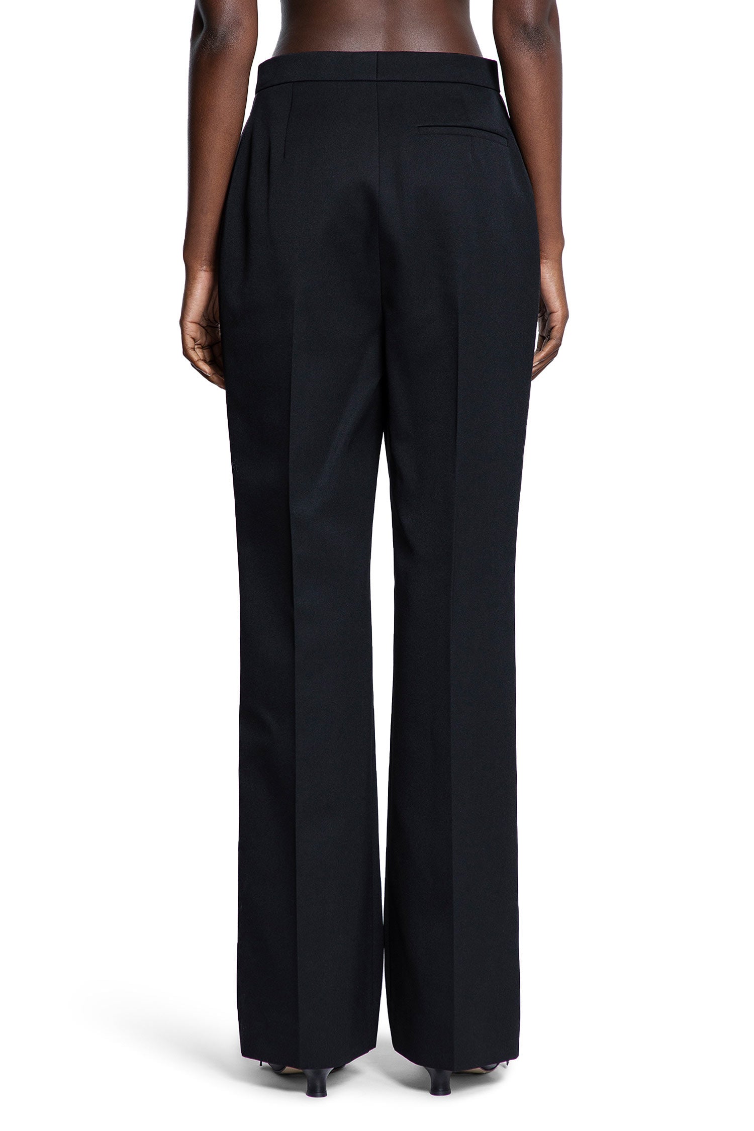 Tailored Cigarette Pants in Wool - Antonioli.eu