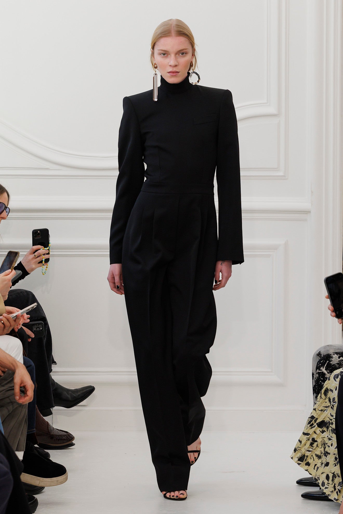 Slashed Double Pleat pants in Wool - Antonioli.eu
