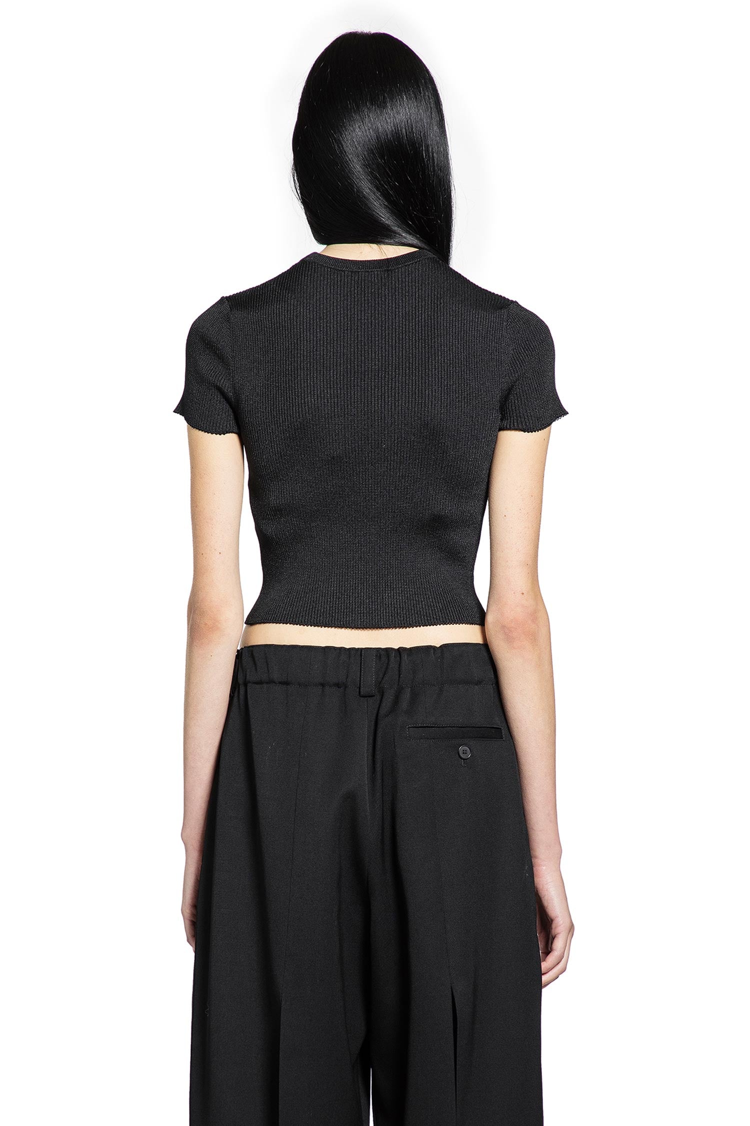1952 Paris Short Sleeve Crop Top