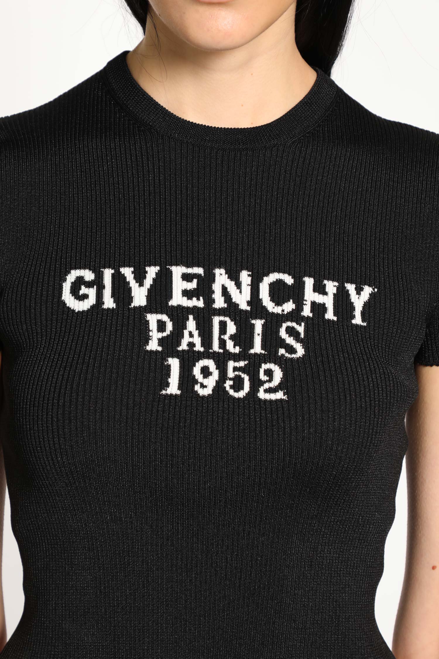 1952 Paris Short Sleeve Crop Top