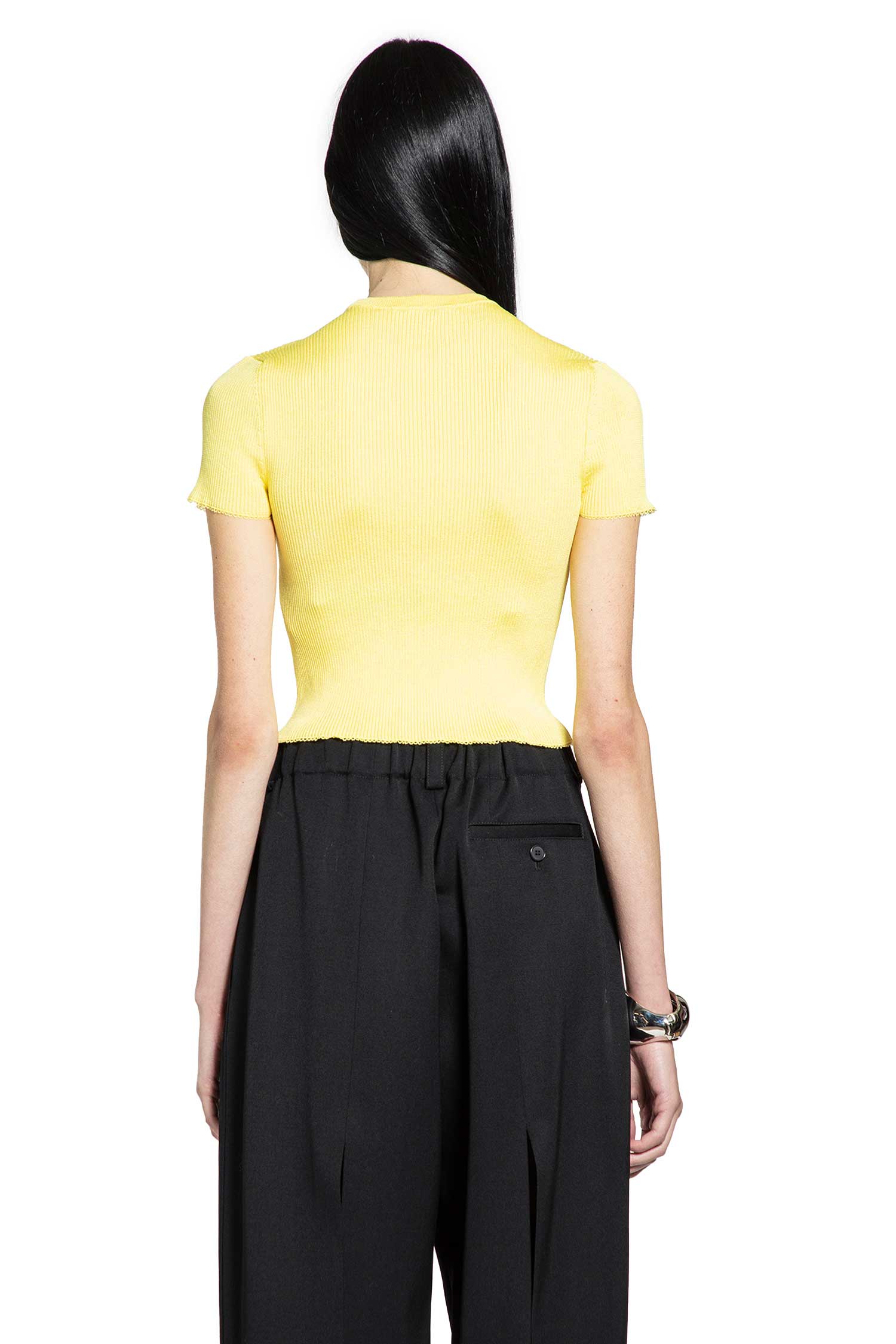 1952 Paris Short Sleeve Crop Top