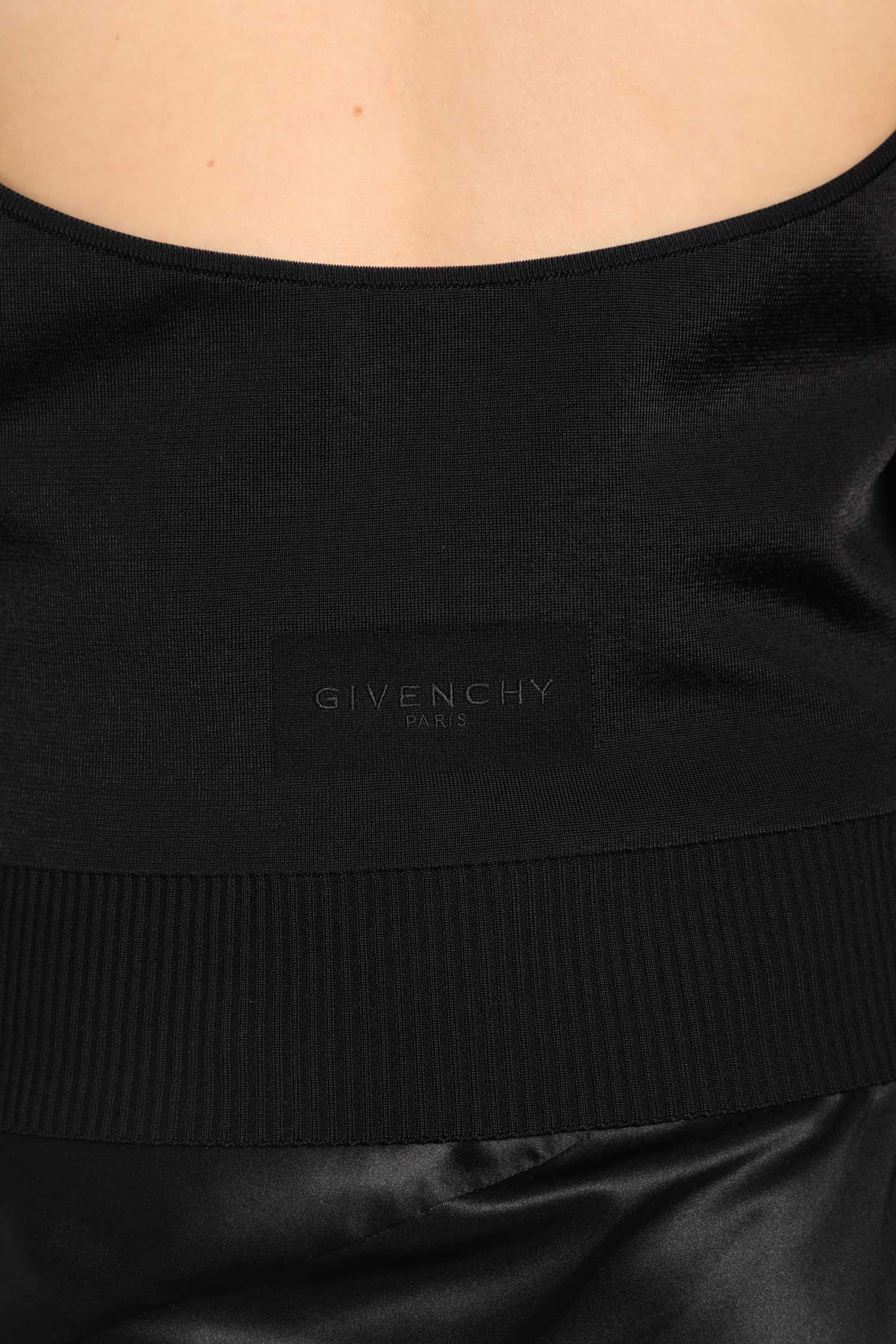 Halterneck top in Wool Viscose
