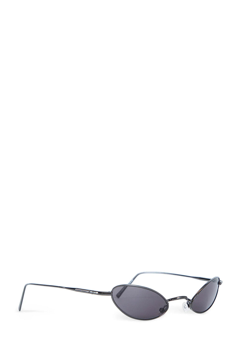 Oval Steel and Silver Sunglasses - Antonioli.eu