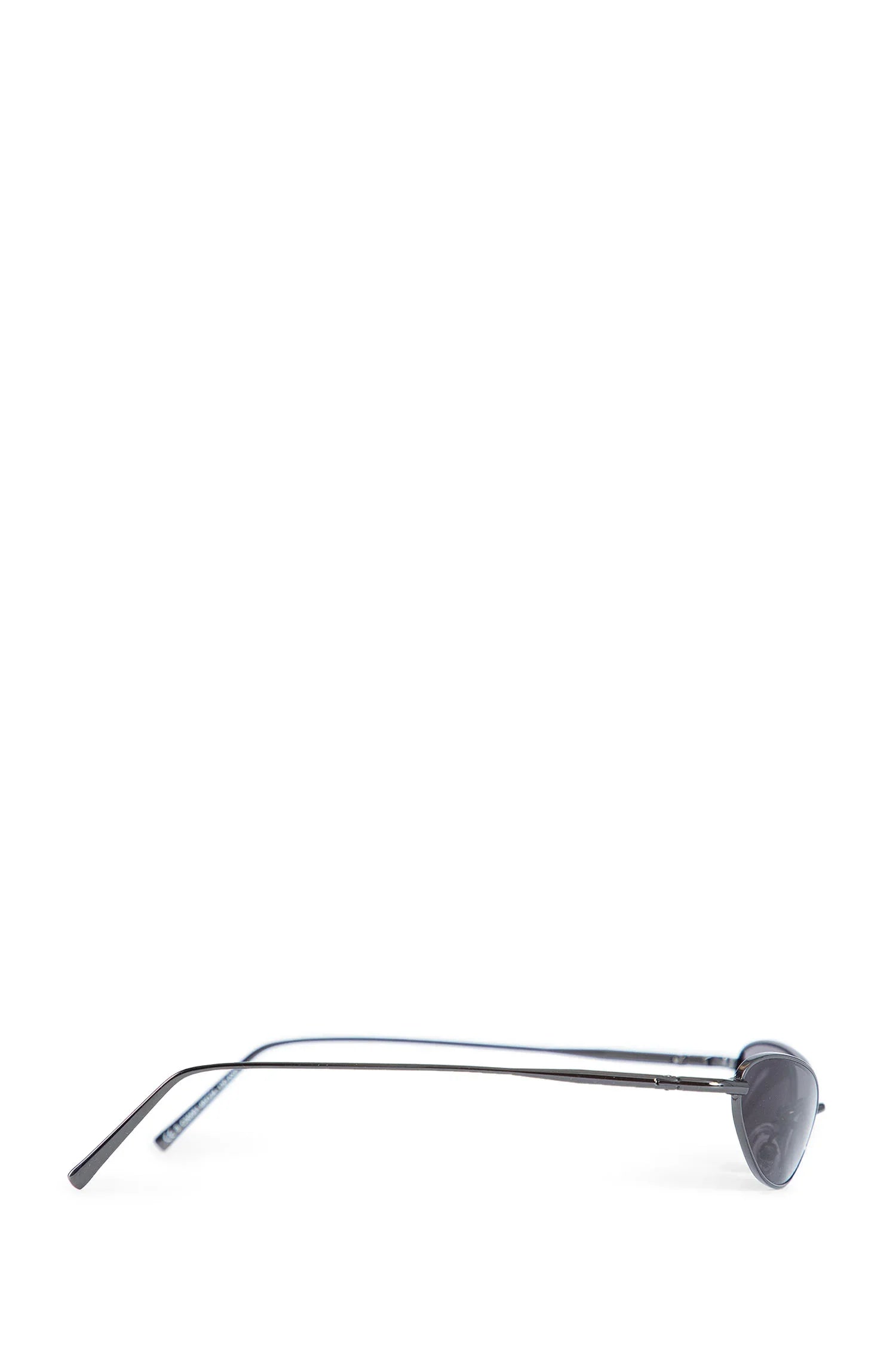 Oval Steel and Silver Sunglasses - Antonioli.eu