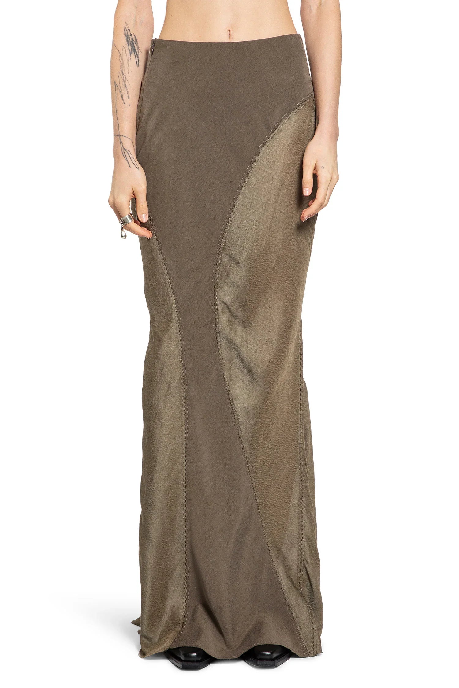 YEHUAFAN WOMAN GREEN SKIRTS - Antonioli.eu