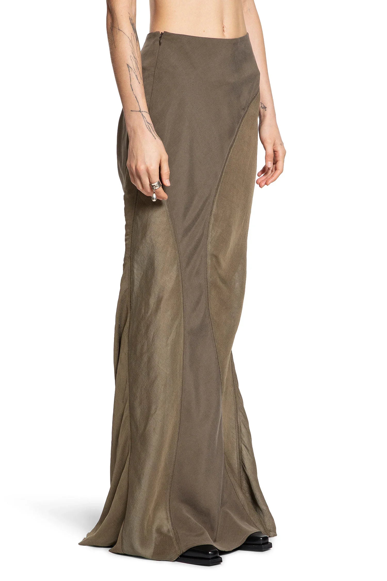 YEHUAFAN WOMAN GREEN SKIRTS - Antonioli.eu