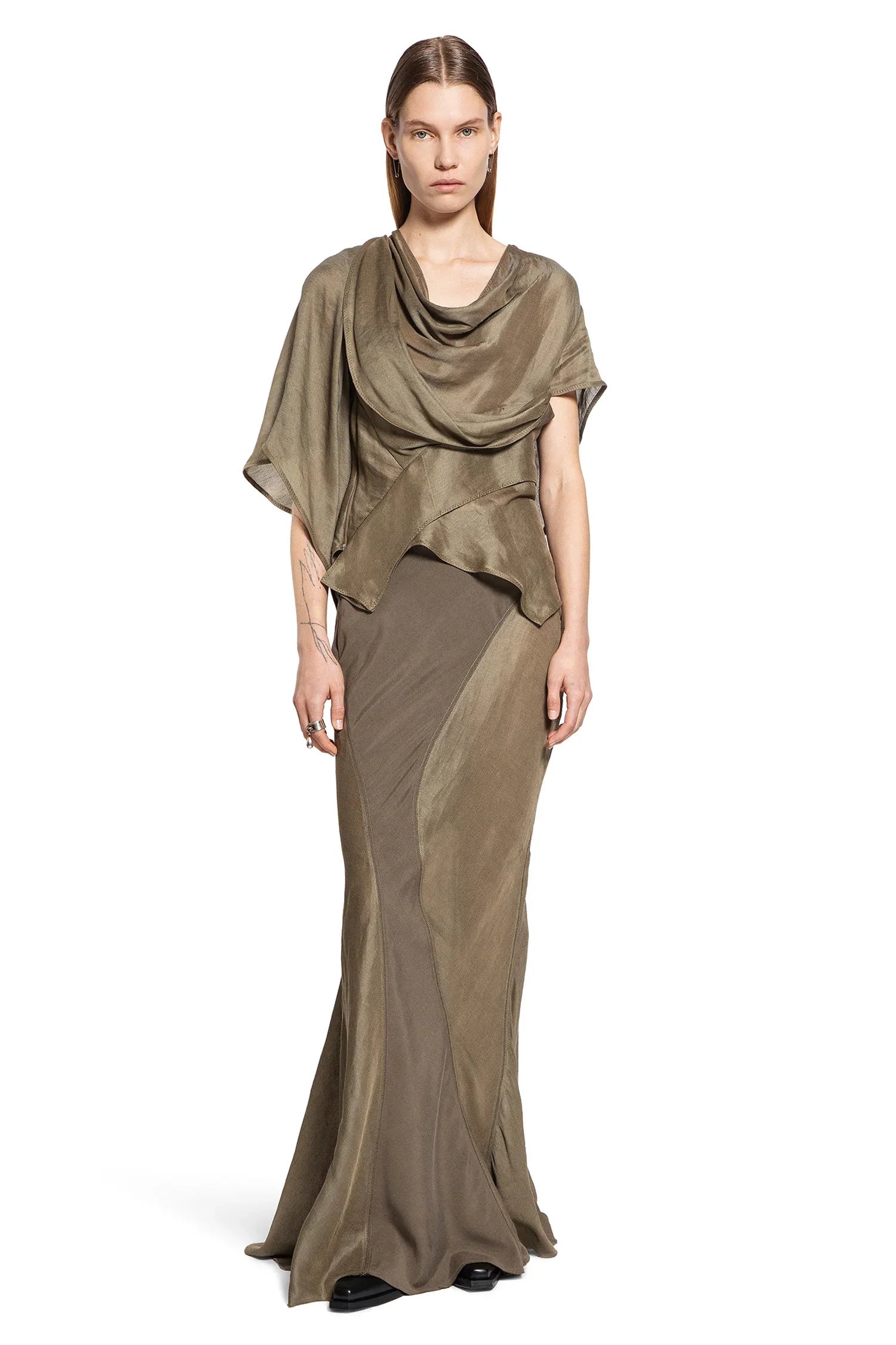 YEHUAFAN WOMAN GREEN SKIRTS - Antonioli.eu