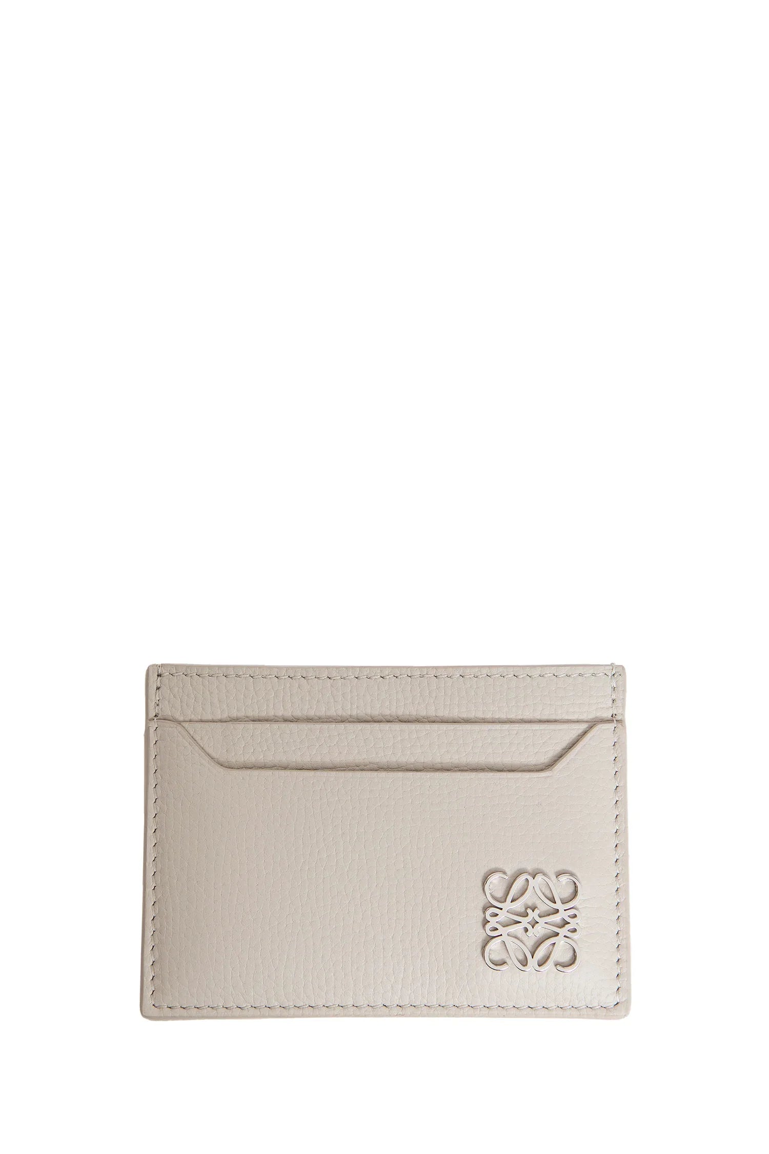 Anagram plain cardholder in pebble grained calfskin - Antonioli.eu