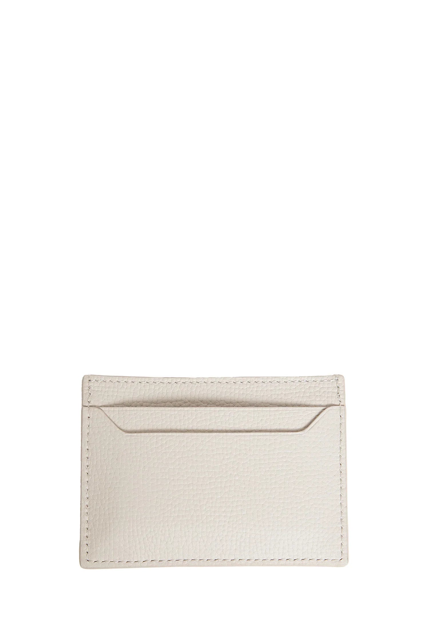 Anagram plain cardholder in pebble grained calfskin - Antonioli.eu