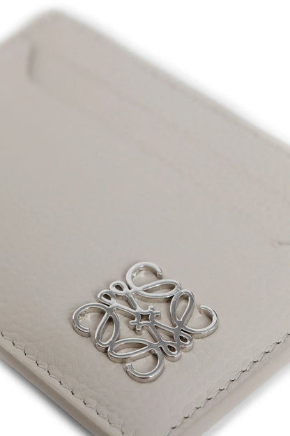 Anagram plain cardholder in pebble grained calfskin - Antonioli.eu